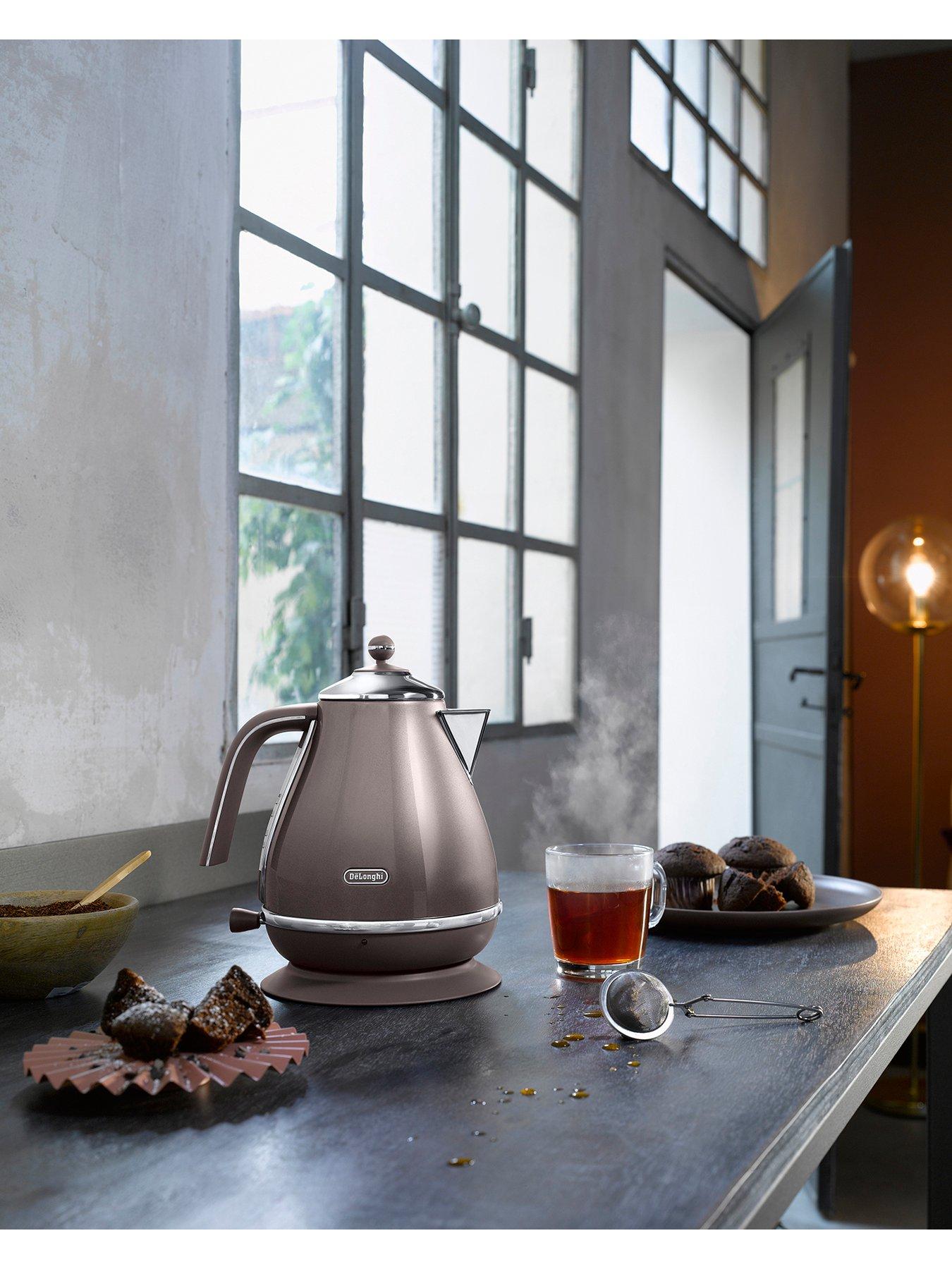 Electric Kettle Delonghi Icona Grey Kettle DeLonghi Icona