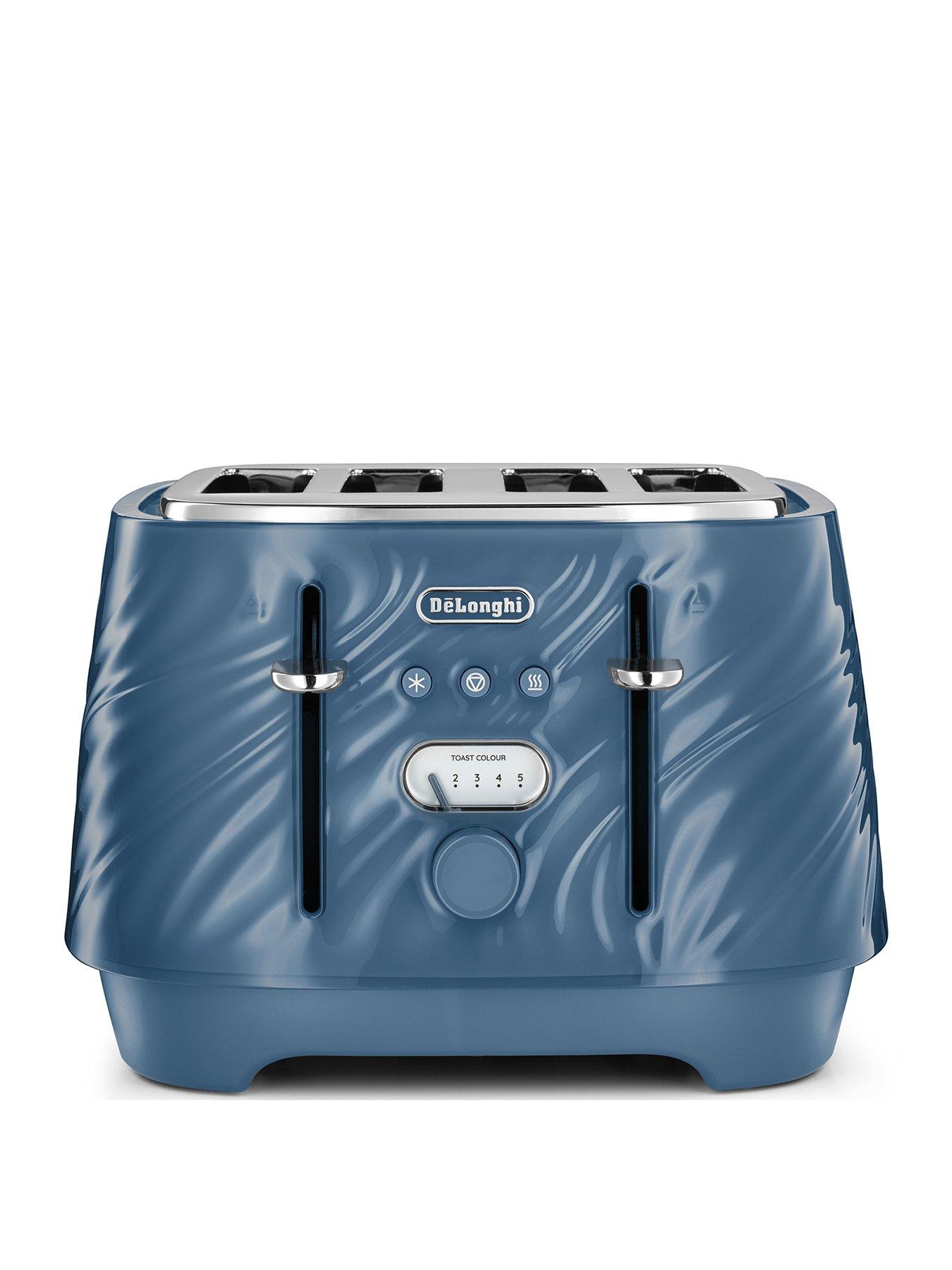 Image 1 of 8 of DeLonghi Ballerina Seta Toaster - Blue