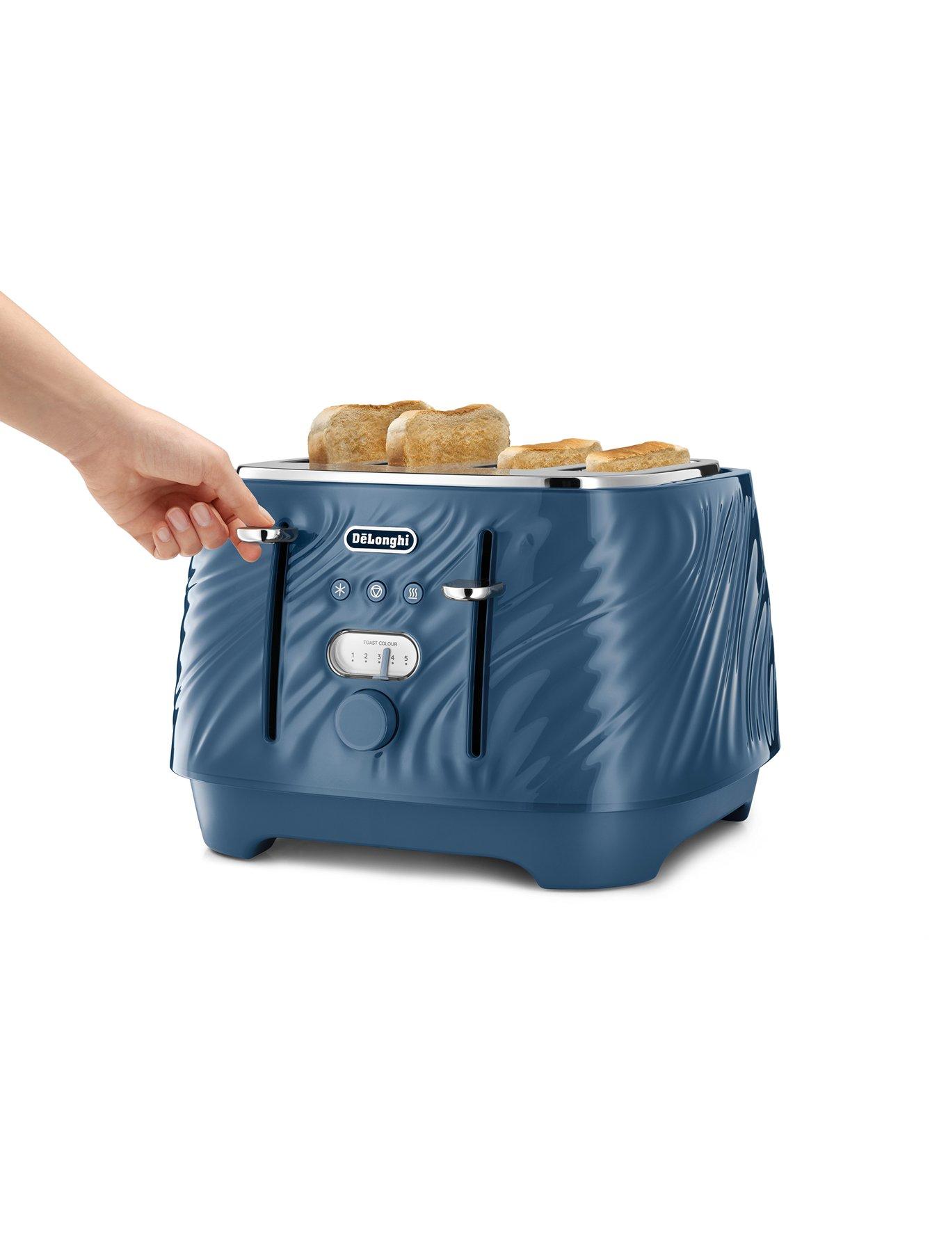 Image 3 of 8 of DeLonghi Ballerina Seta Toaster - Blue