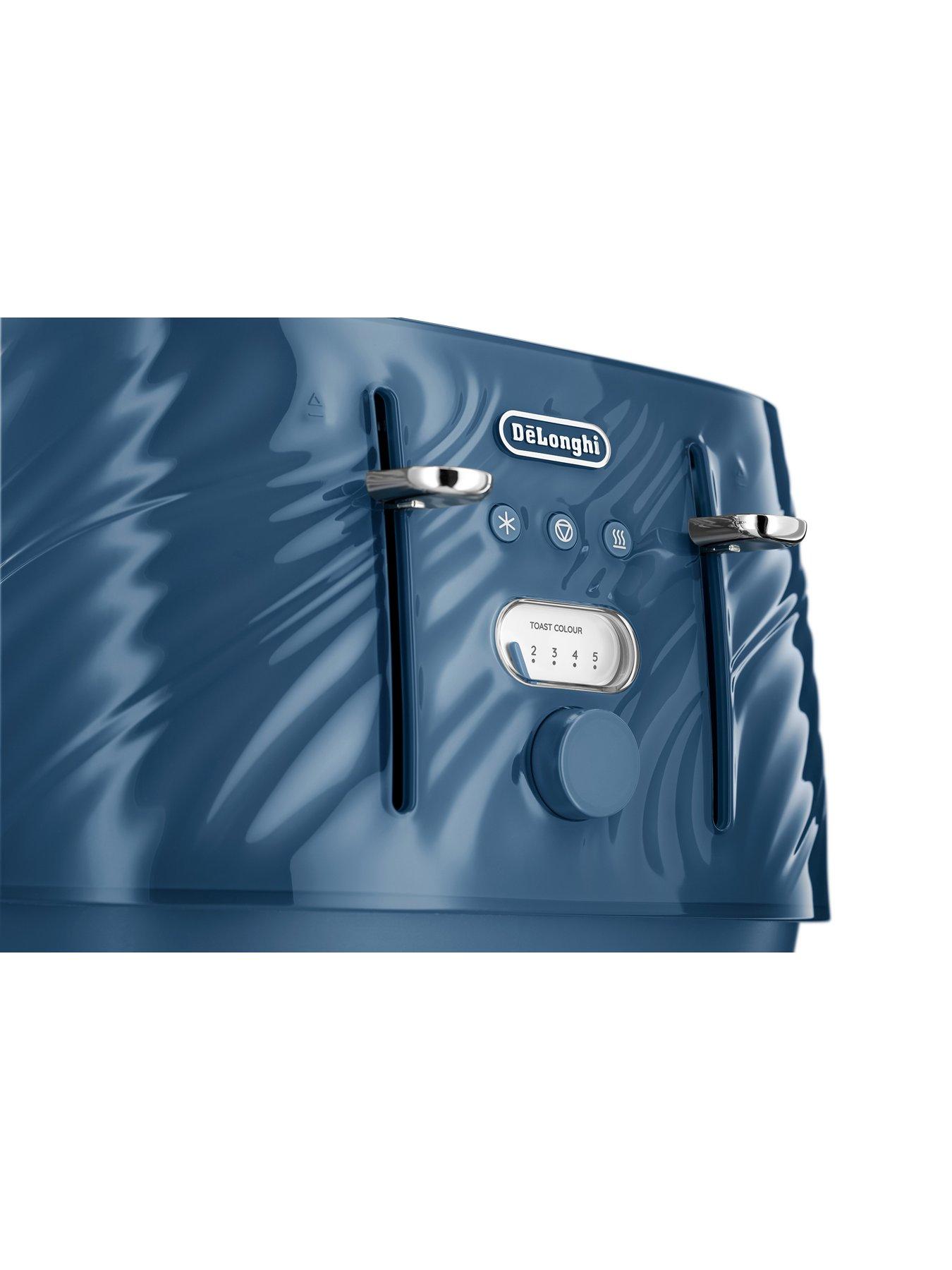 Image 7 of 8 of DeLonghi Ballerina Seta Toaster - Blue