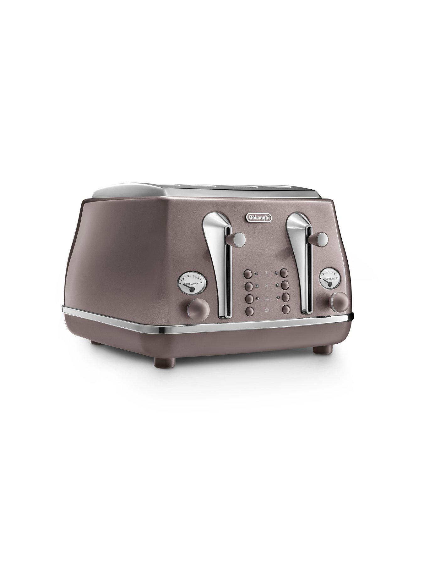Image 4 of 7 of DeLonghi Icona Metallics Toaster - Pink
