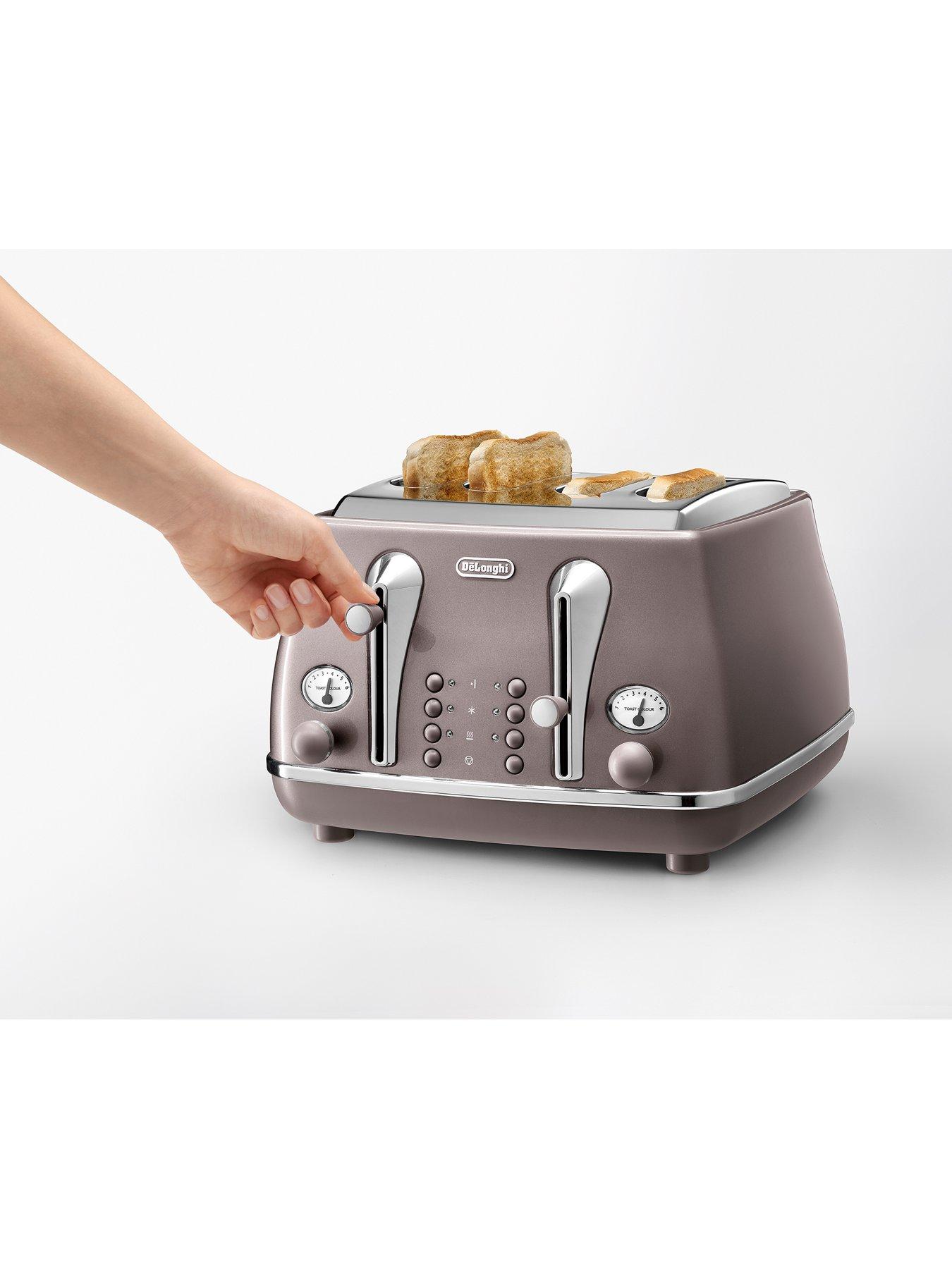 Image 5 of 7 of DeLonghi Icona Metallics Toaster - Pink