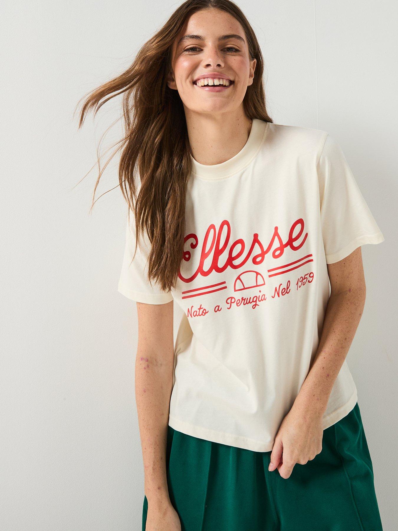 Ellesse Women's L'Anse T- Shirt - Off  White