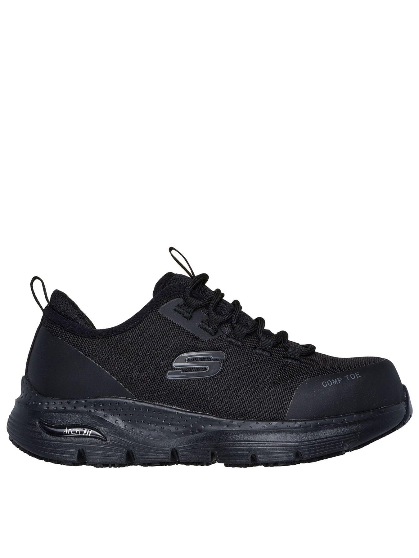 undefined Arch Fit Workwear Trainer - Black