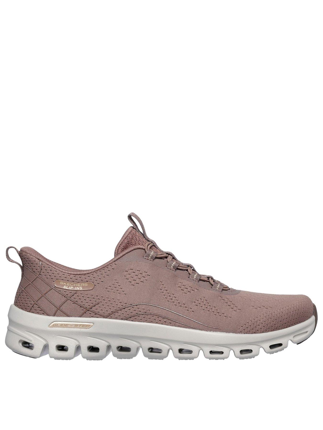 Skechers Glide-Step Elevate Slip-In Trainer - Brown