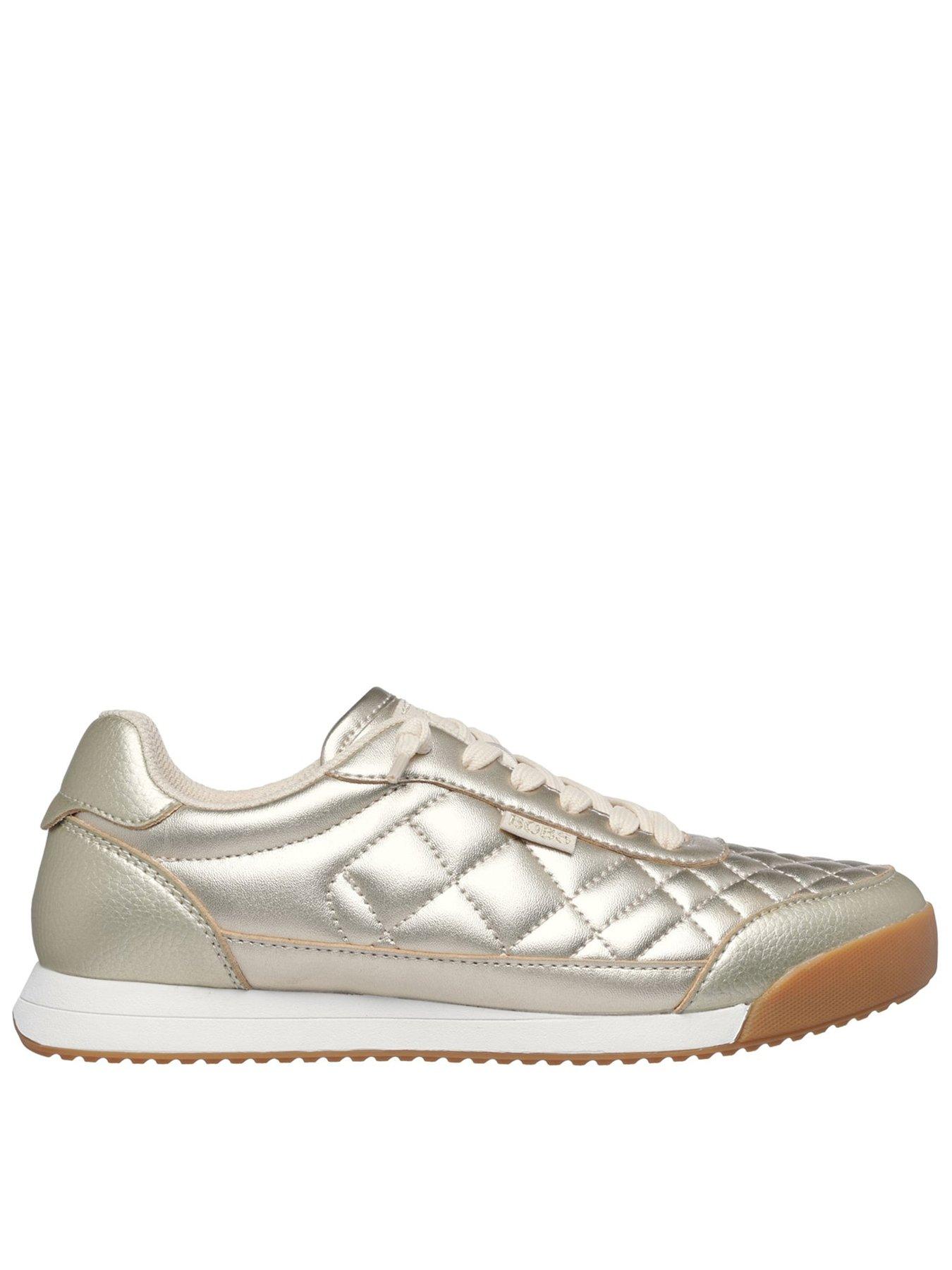 undefined Bobs Billie Wild Comfort Quilted Trainer - Gold