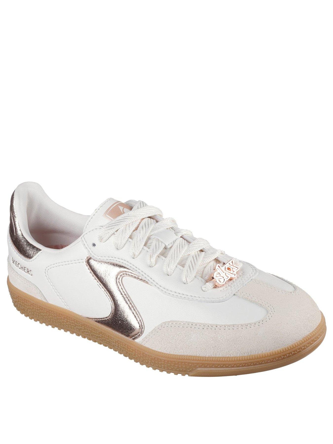 Image 2 of 5 of Skechers Hotshot Cool Glow Trainer - White/Rose Gold