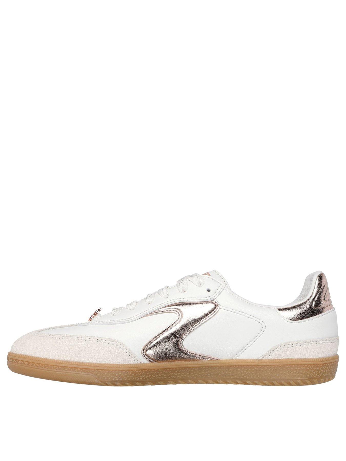 Image 3 of 5 of Skechers Hotshot Cool Glow Trainer - White/Rose Gold