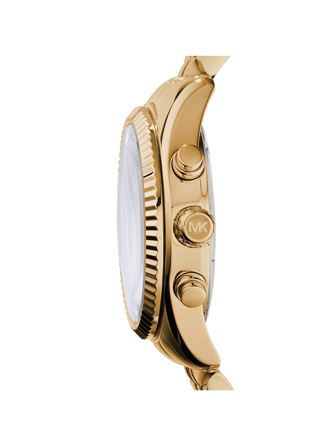 Michael Kors Women's Lexington Chronograph Stainless Steel Watch Mk7378 ...