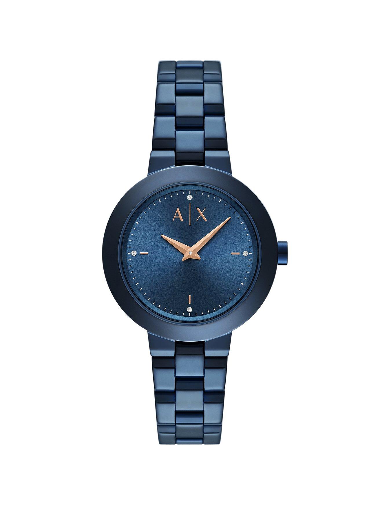 Armani Exchange Women's 2-Hand Ocean Stainless Steel Watch Ax5175 - Blue