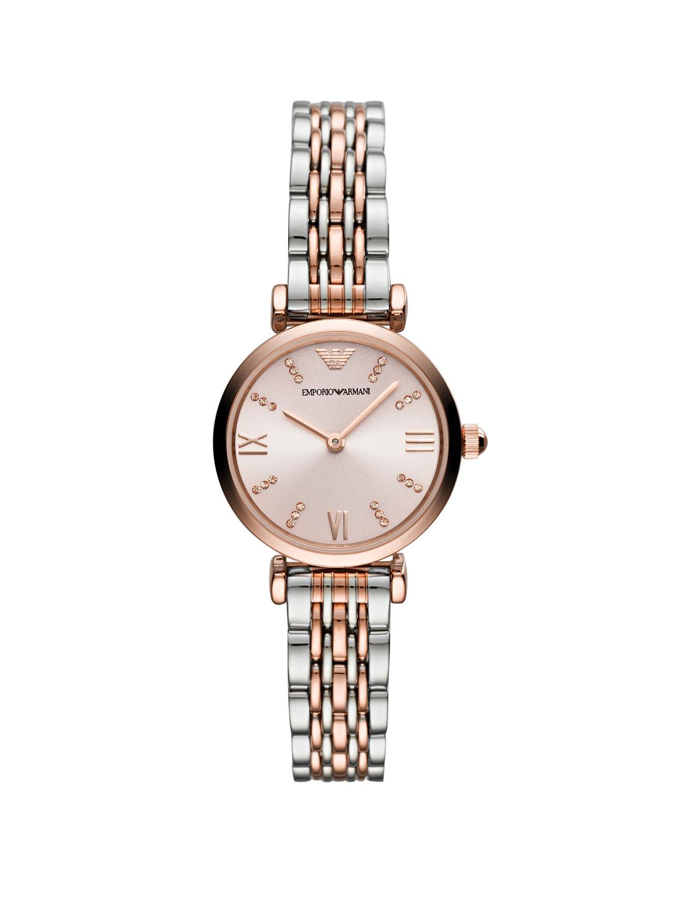 Emporio Armani Women's 2-Hand Stainless Steel Watch Ar11223 - Rose Gold