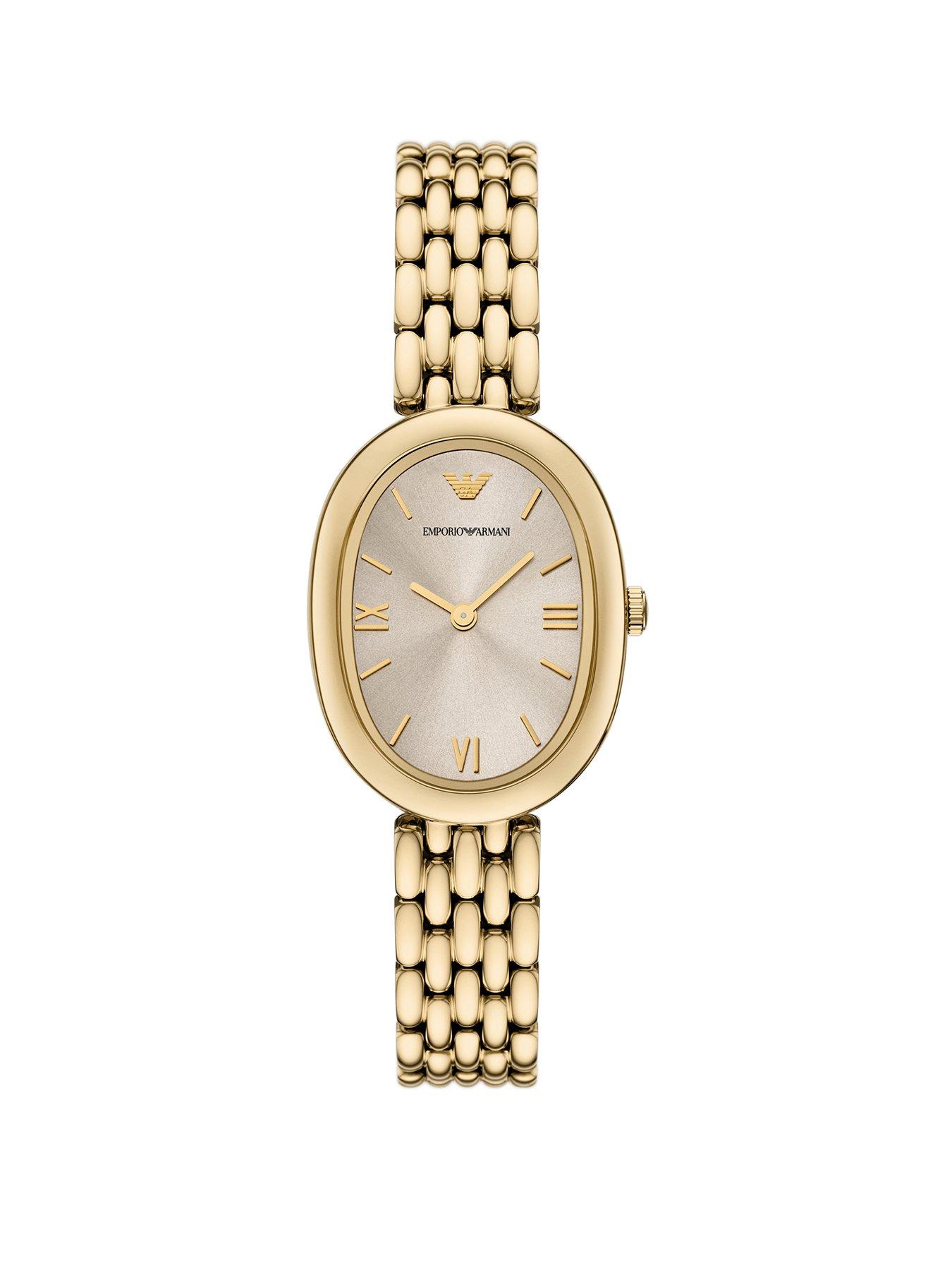 Emporio Armani Emporio Armani Women's Two-Hand Gold-Tone Stainless