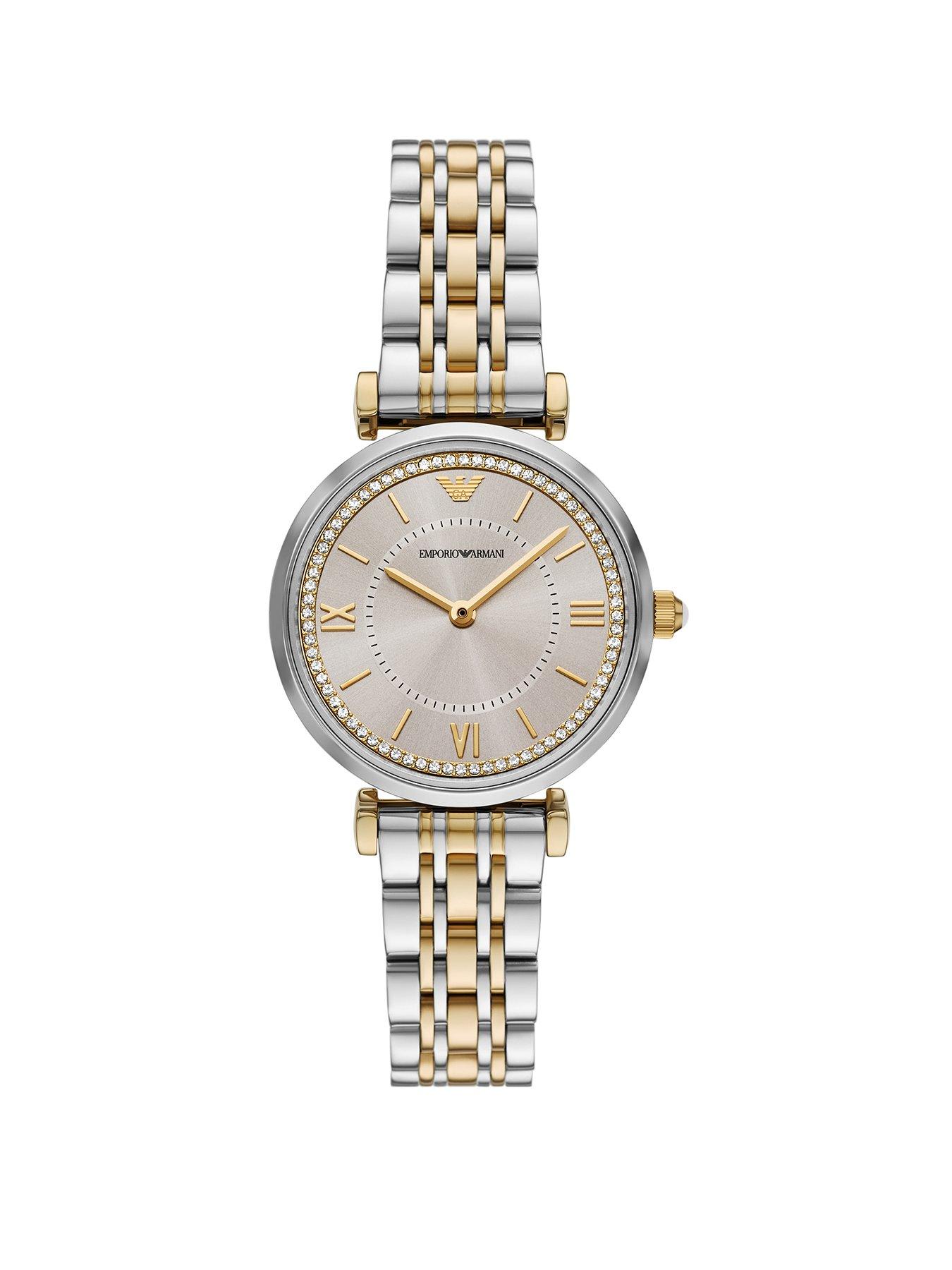 Emporio Armani Women's 2-Hand 2-Tone Stainless Steel Watch Ar11702
