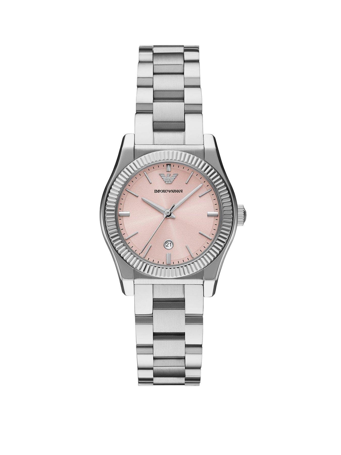 Emporio Armani Women's Three-Hand Date, Stainless Steel Watch, AR11658