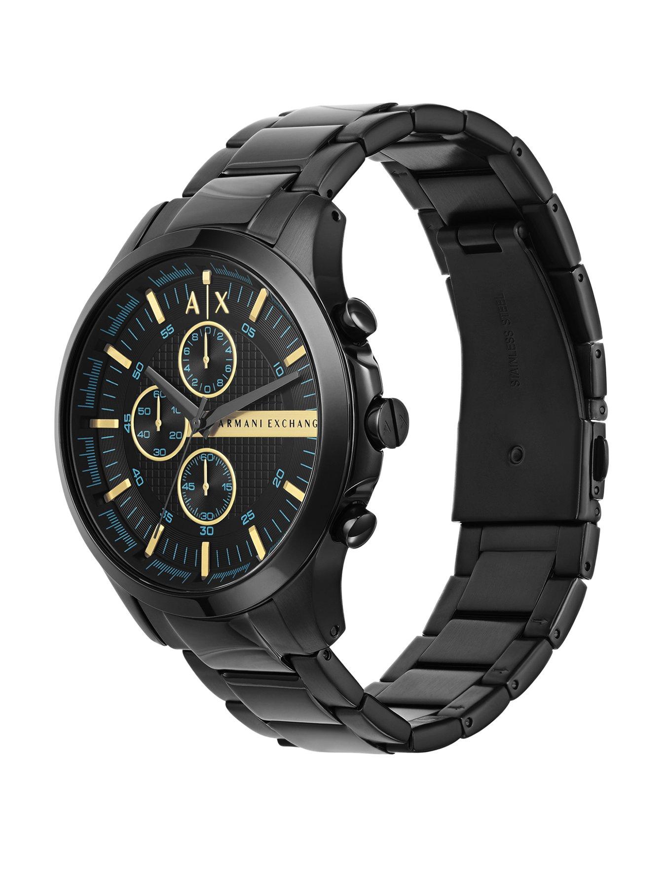 Armani Exchange Men's Chronograph Stainless Steel Watch Ax2164 - Black ...