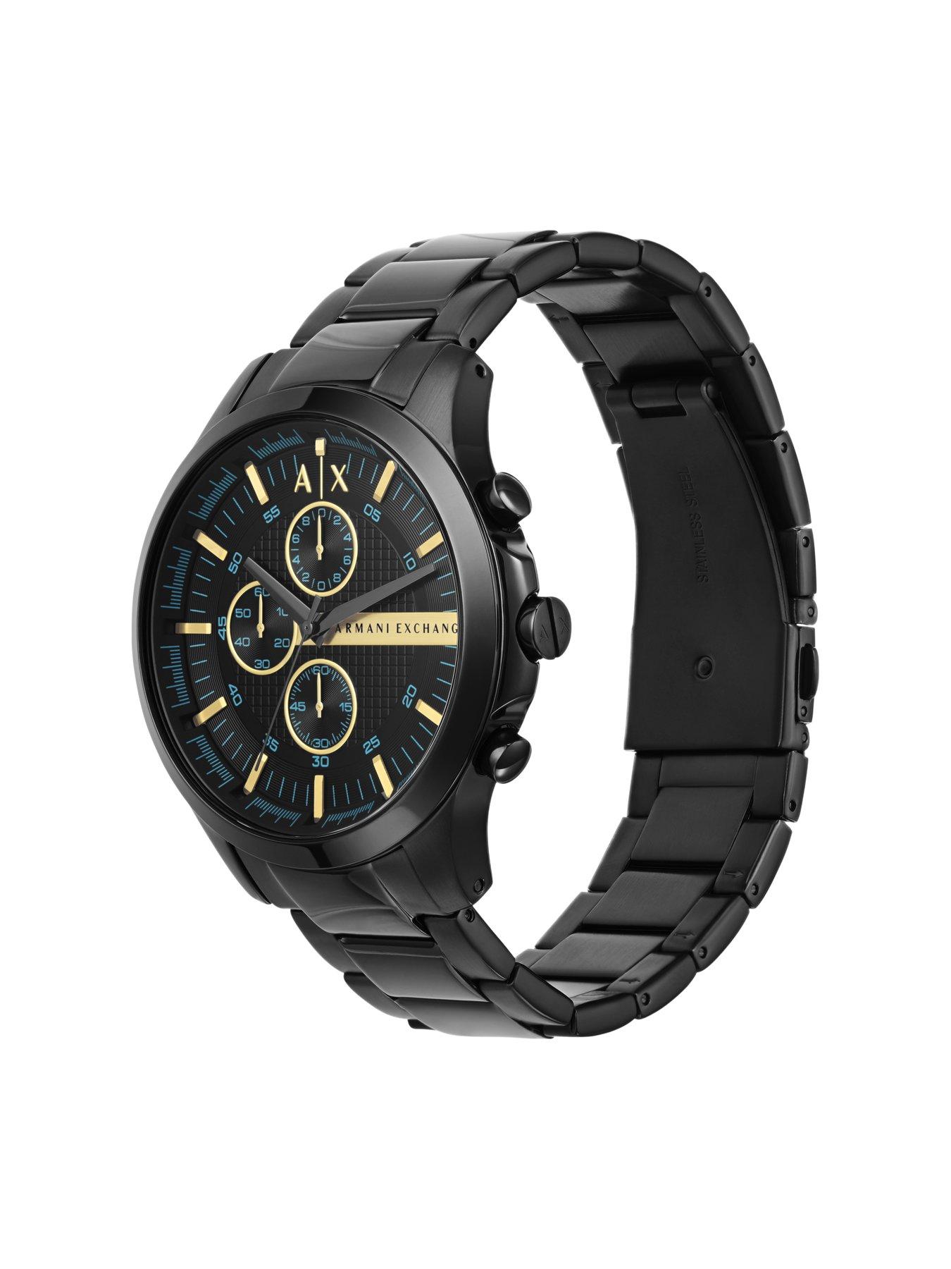 Image 2 of 6 of Armani Exchange Men's Chronograph Stainless Steel Watch Ax2164 - Black