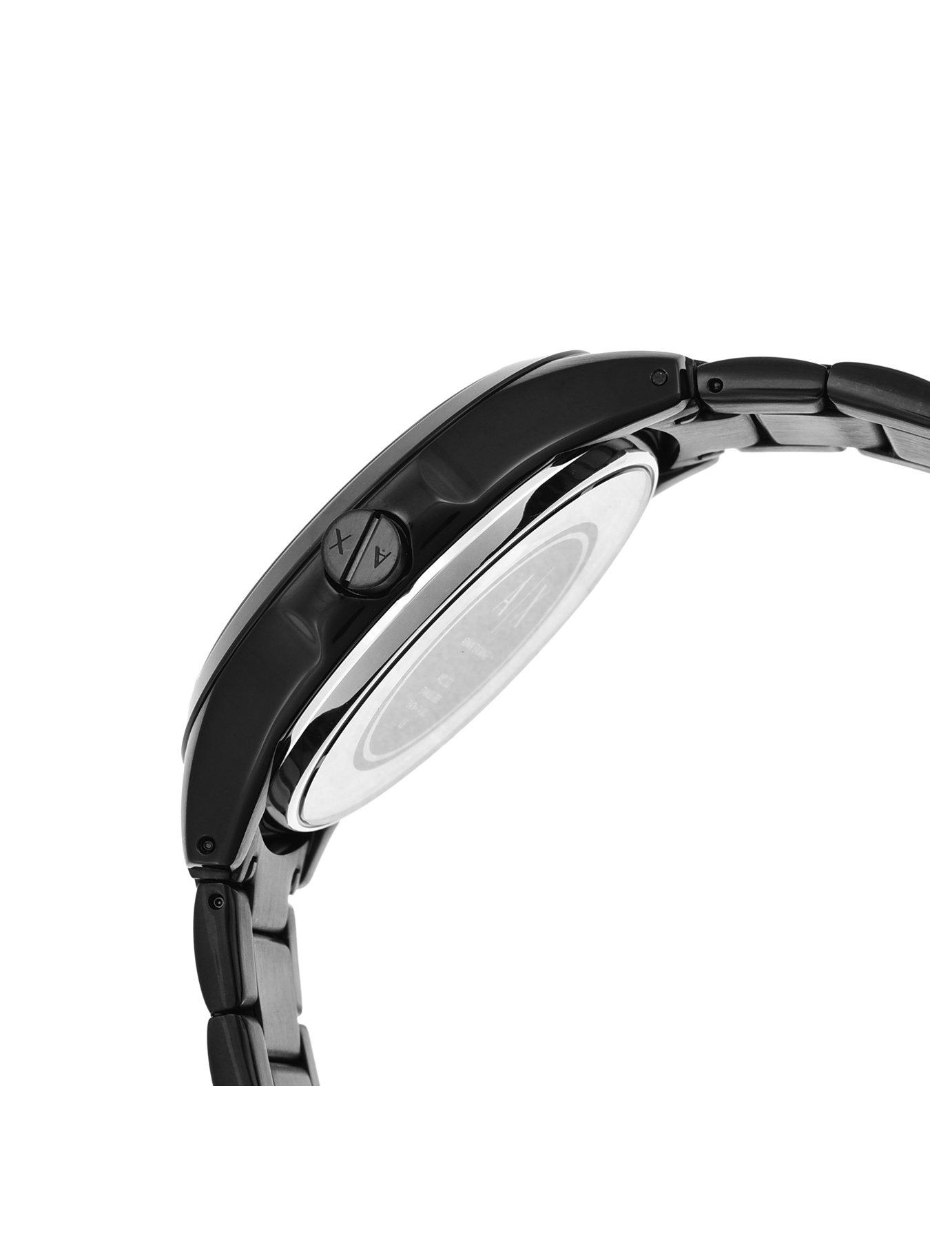 Image 4 of 6 of Armani Exchange Men's Chronograph Stainless Steel Watch Ax2164 - Black