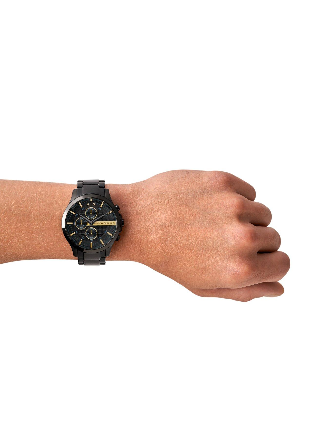 Image 5 of 6 of Armani Exchange Men's Chronograph Stainless Steel Watch Ax2164 - Black