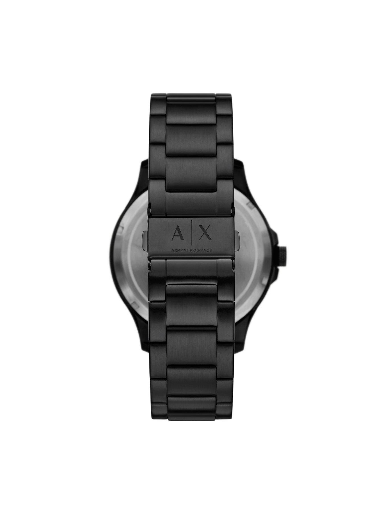 Armani Exchange Men's Automatic, Stainless Steel Watch, Ax2463 - Black ...