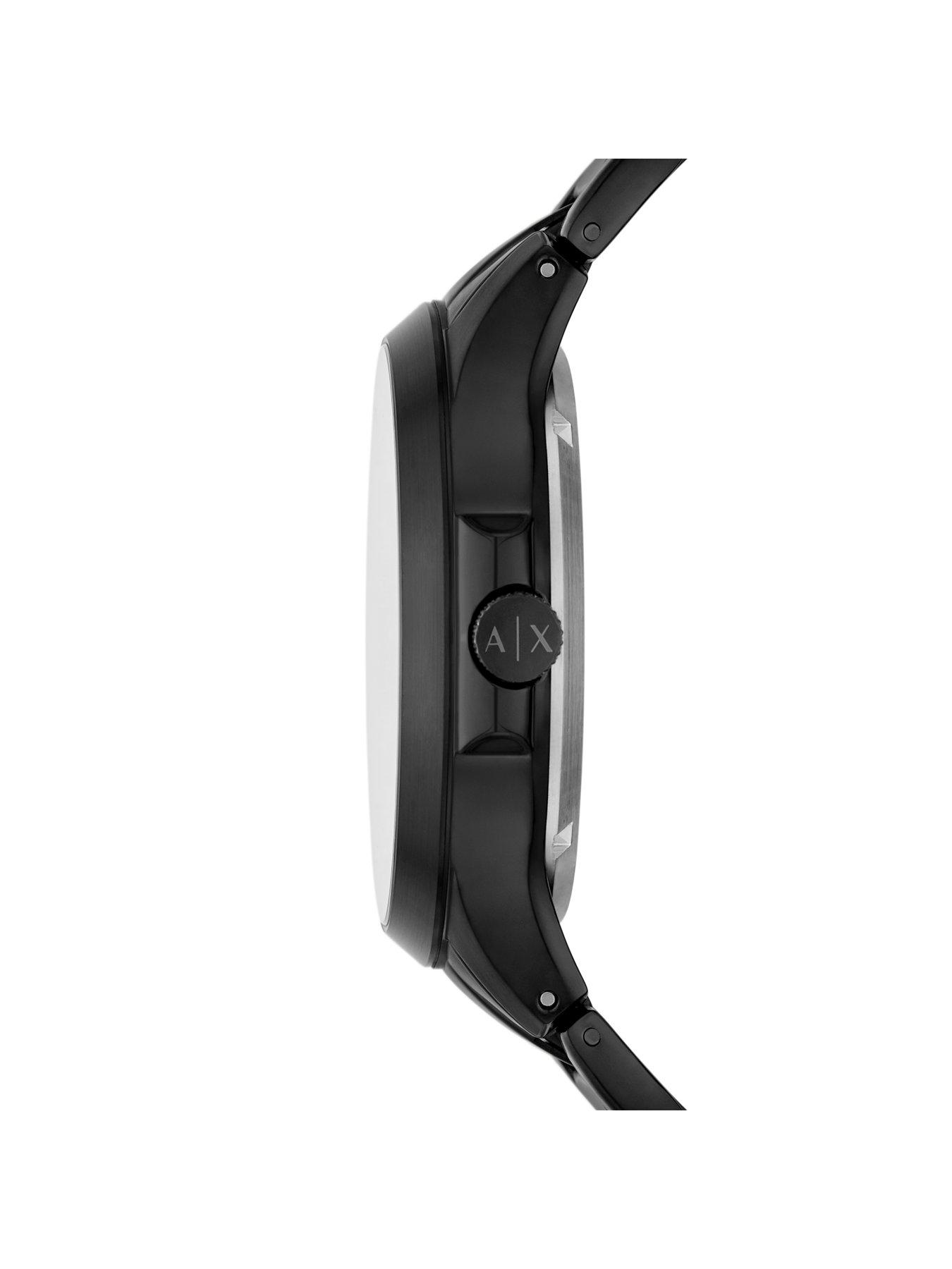 Armani Exchange Men's Automatic, Stainless Steel Watch, Ax2463 - Black ...