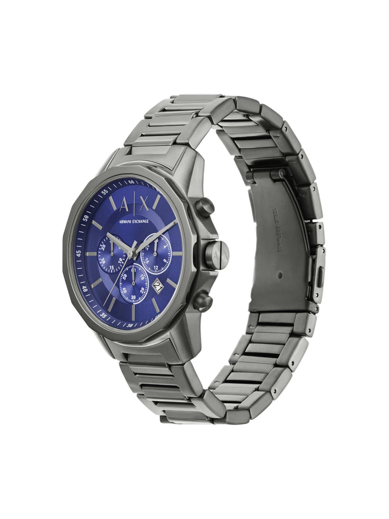 Armani Exchange Men's Chronograph Tone Stainless Steel Watch Ax1731 ...