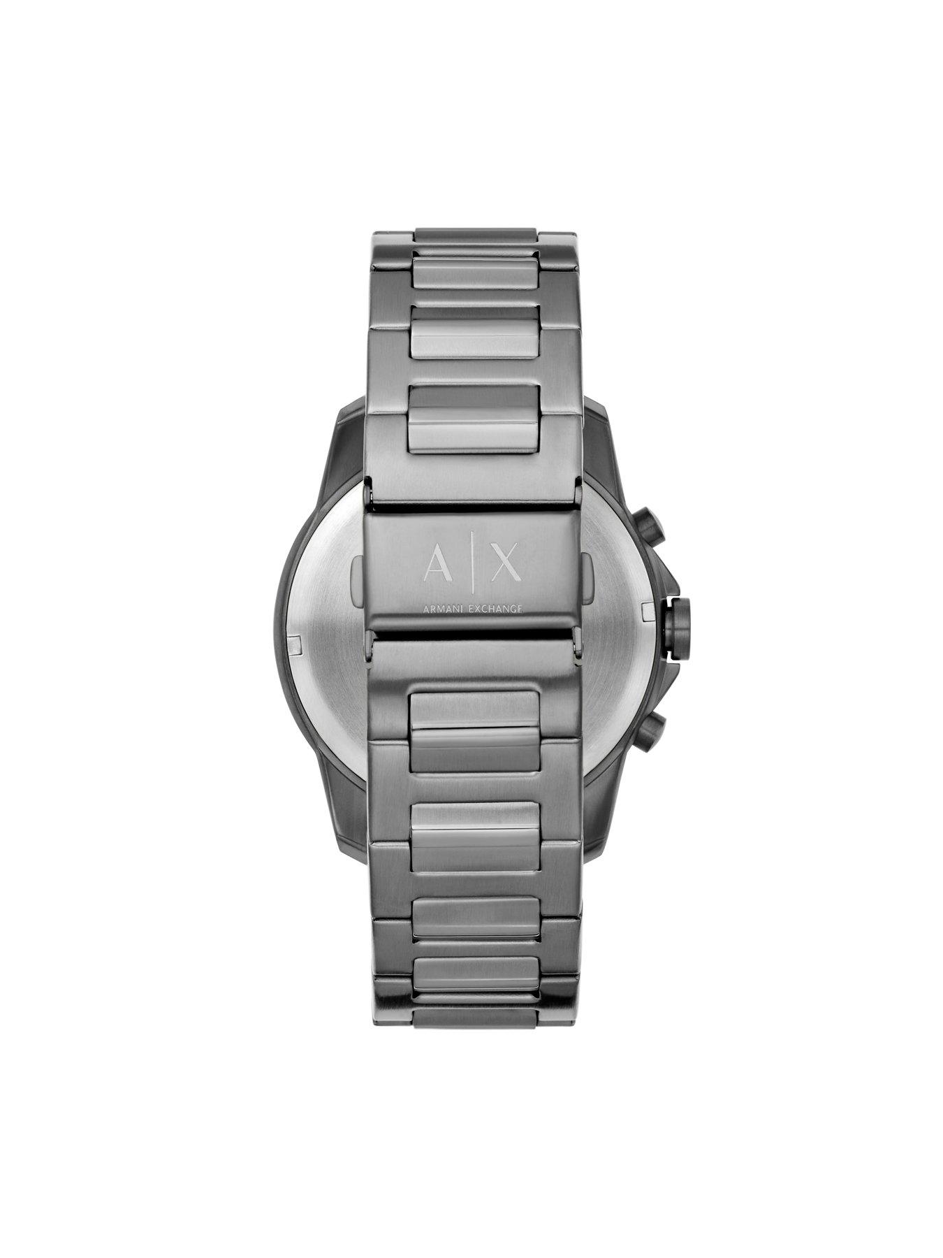 Image 3 of 6 of Armani Exchange Men's Chronograph Tone Stainless Steel Watch Ax1731 - Gunmetal
