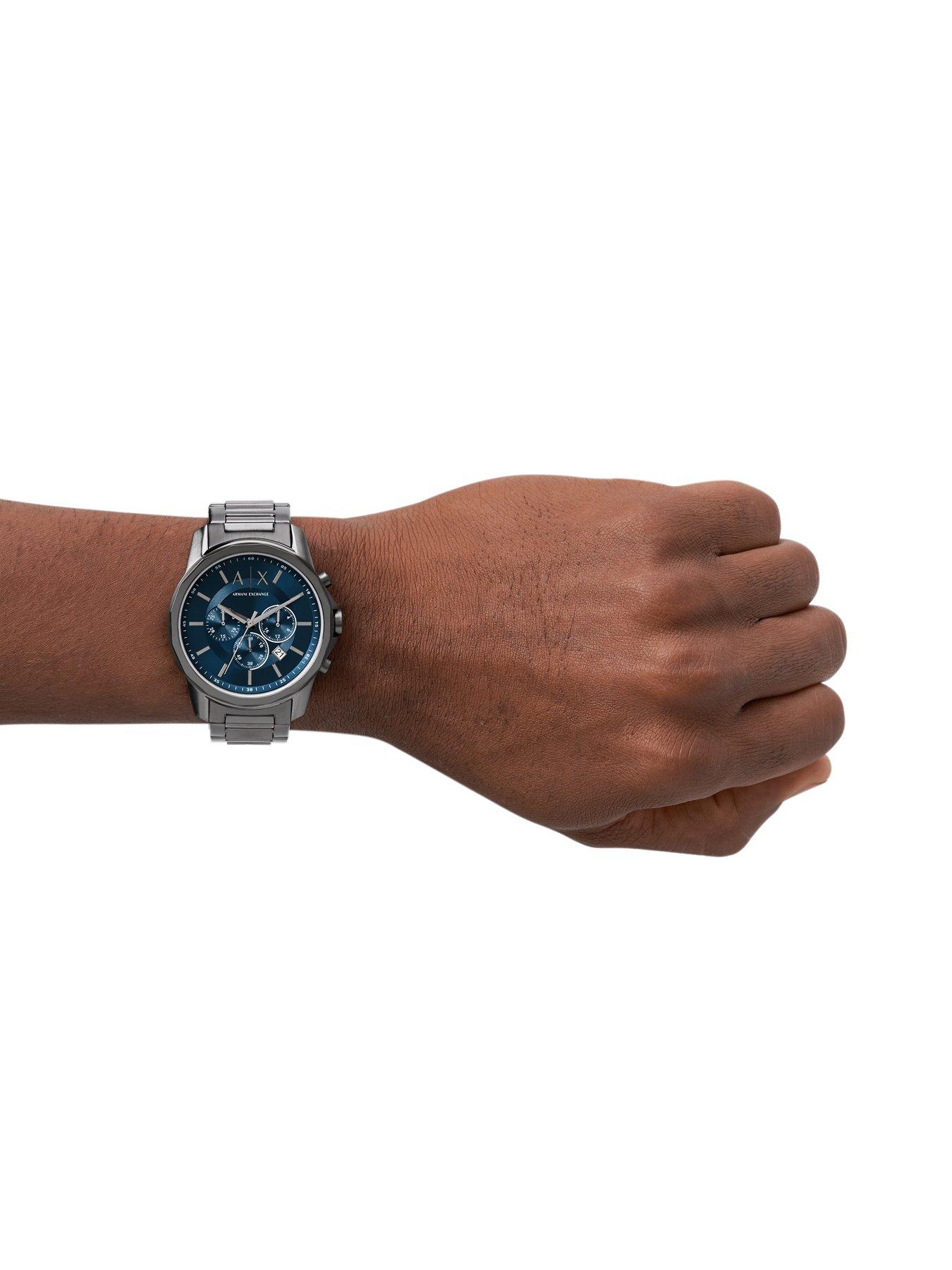 Armani Exchange Men's Chronograph Tone Stainless Steel Watch Ax1731 ...