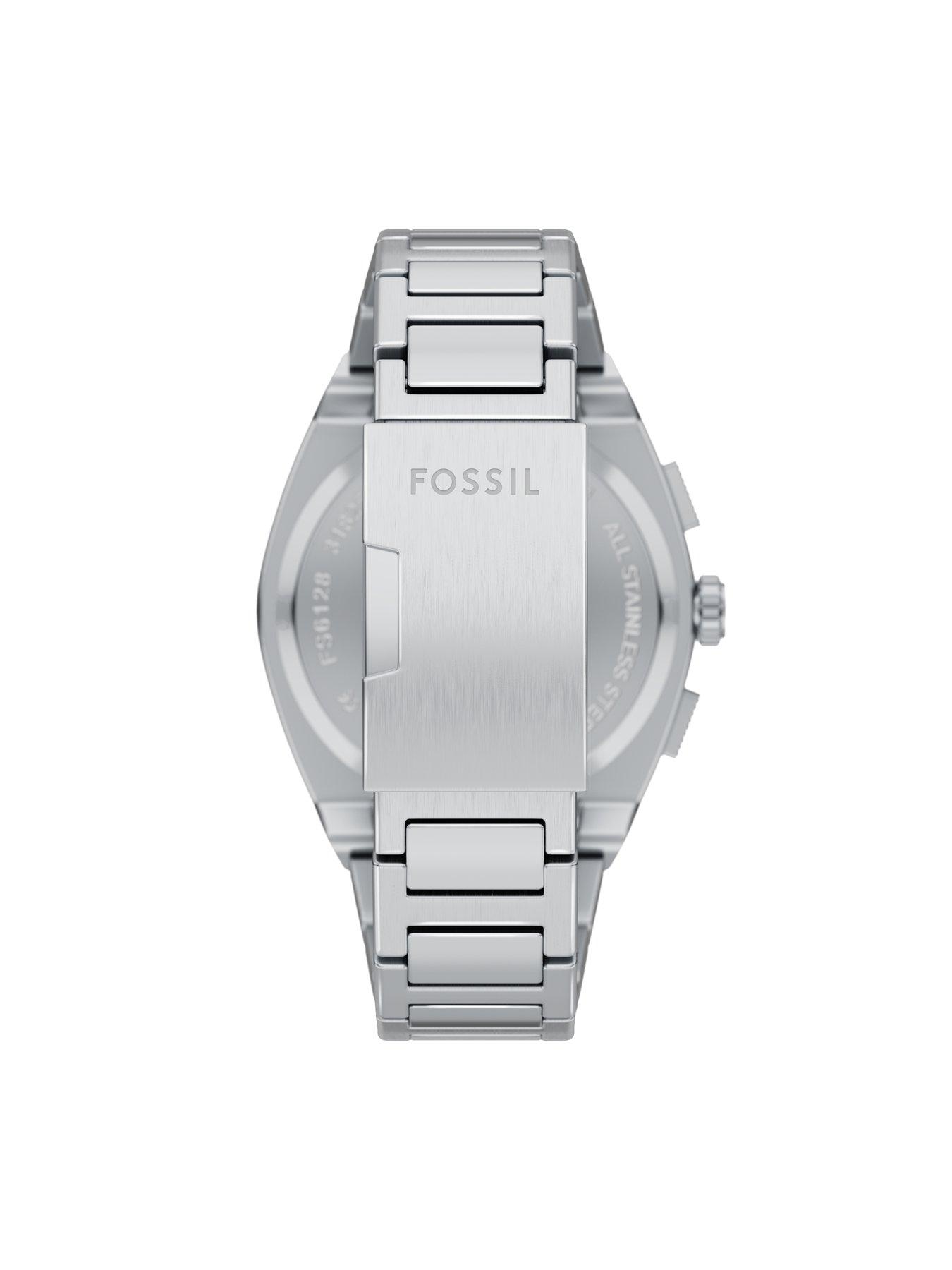 Image 2 of 5 of Fossil Men's Everett Chronograph Stainless Steel Watch, FS6128