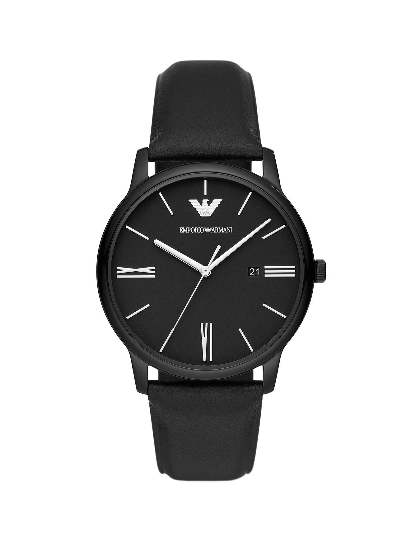 Emporio Armani Men's 3-Hand Date Stainless Steel Watch Ar11573 - Black