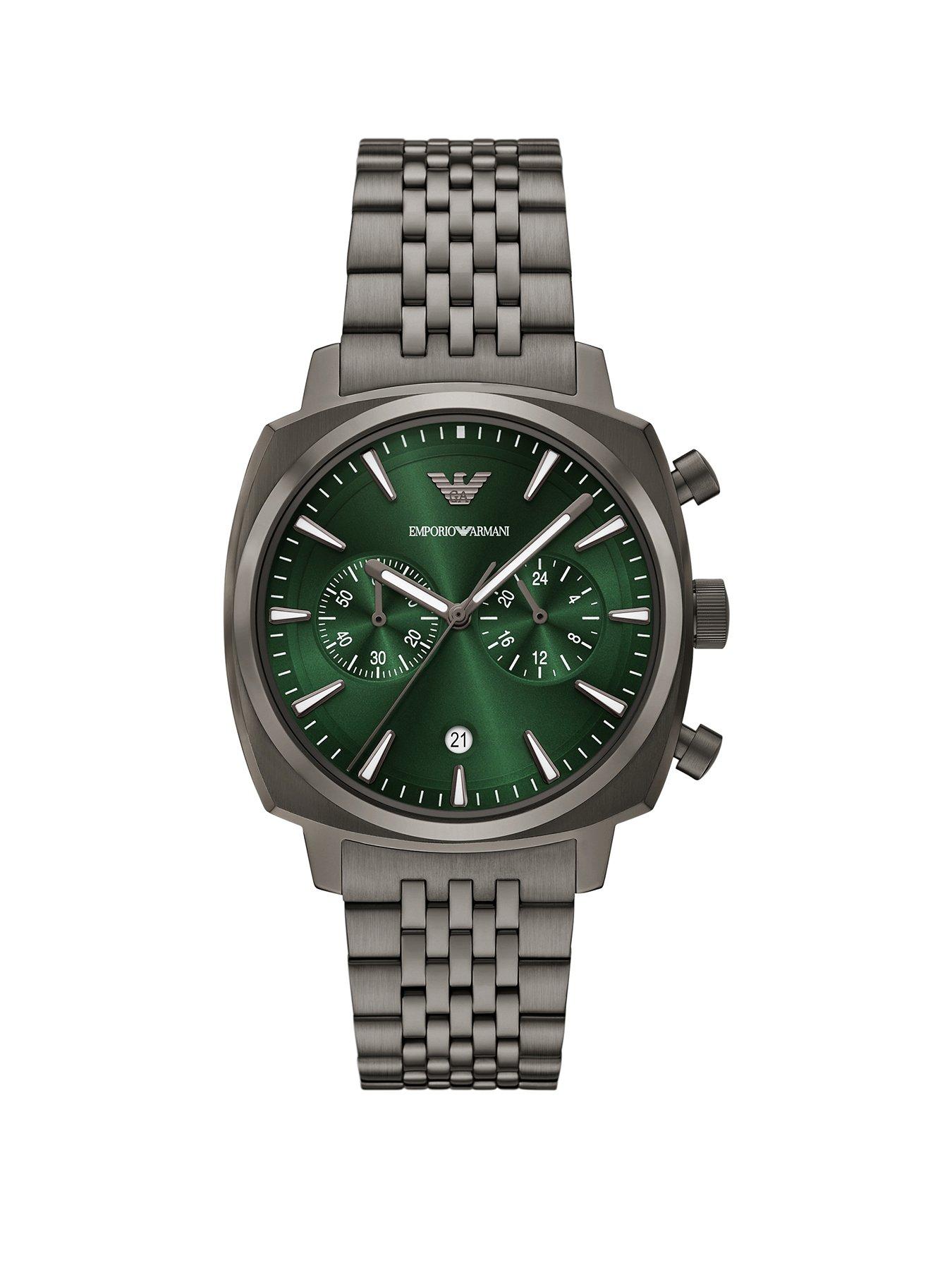 undefined Men's Chronograph Stainless Steel Watch, Ar11689 - Gunmetal