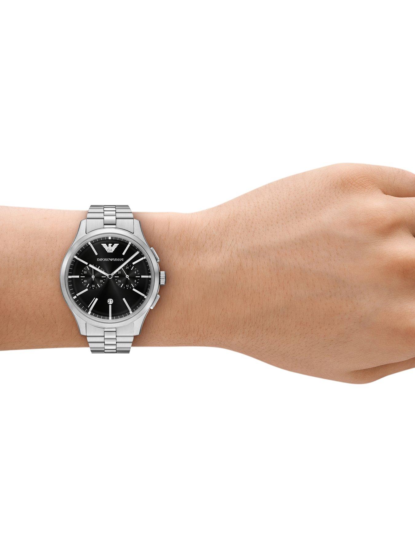 Image 4 of 6 of Emporio Armani Men's Chronograph Stainless Steel Watch, AR11691