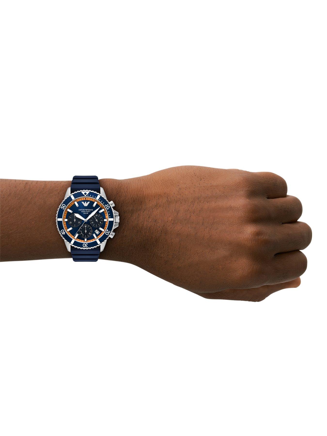 Emporio Armani Men's World Explorer Solar-Powered Chronograph