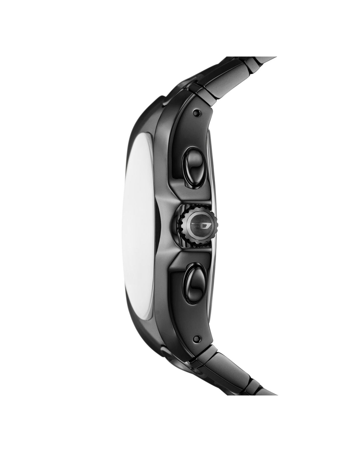 Image 4 of 5 of Diesel Men's D-Curve Chronograph Stainless Steel Watch Dz4696 - Black