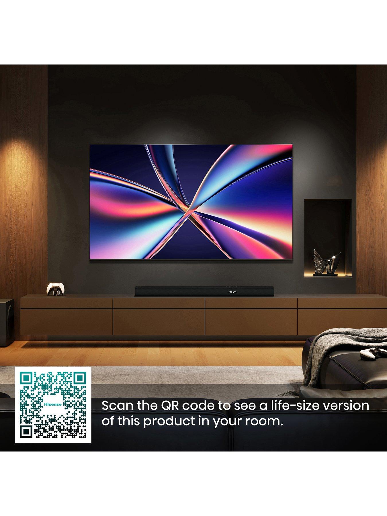 Image 3 of 7 of Hisense E8Q 55" 4K MiniLED QLED 144Hz Smart AI TV with Freely- 55E8QTUK