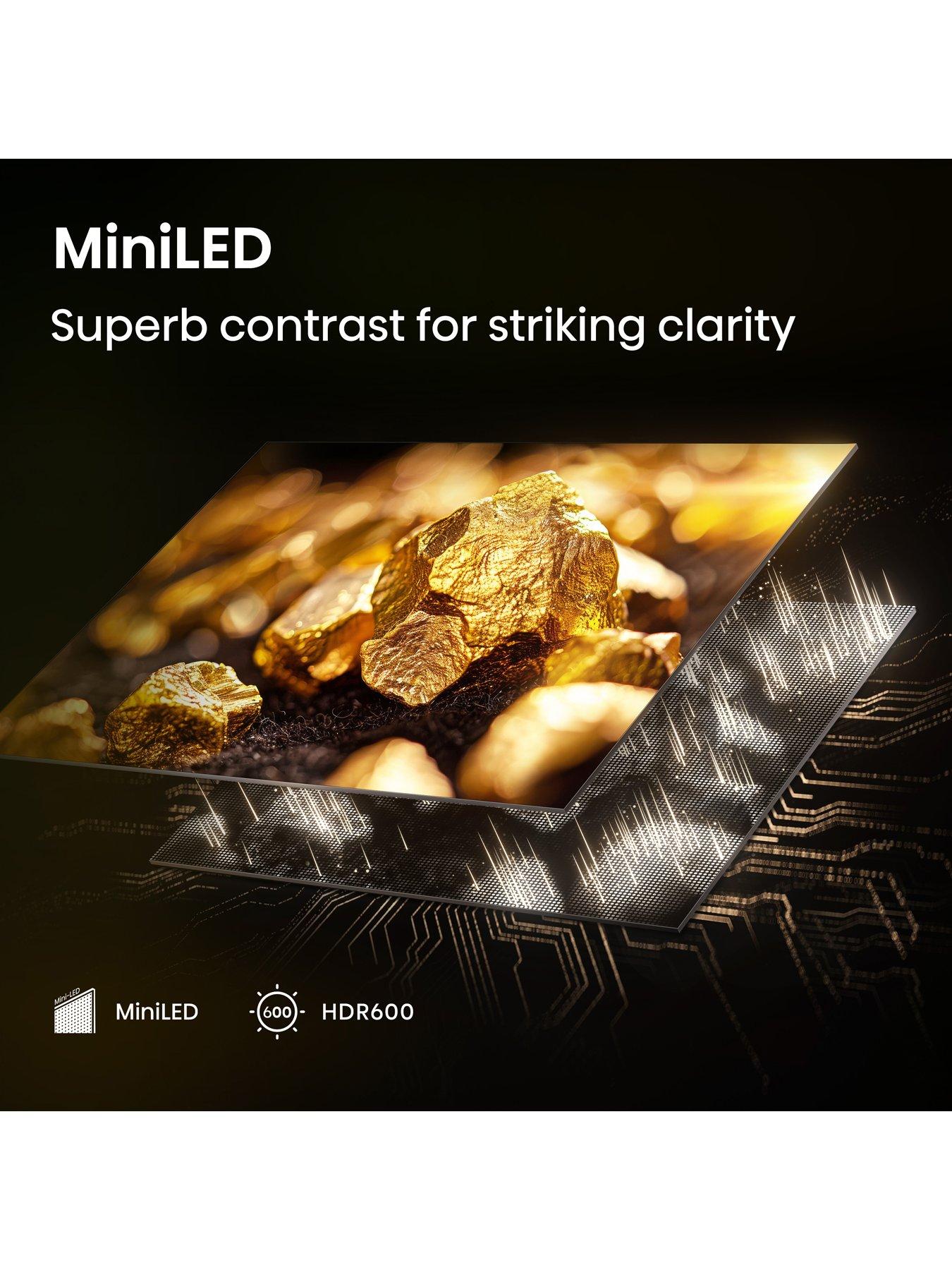 Image 6 of 7 of Hisense E8Q 55" 4K MiniLED QLED 144Hz Smart AI TV with Freely- 55E8QTUK