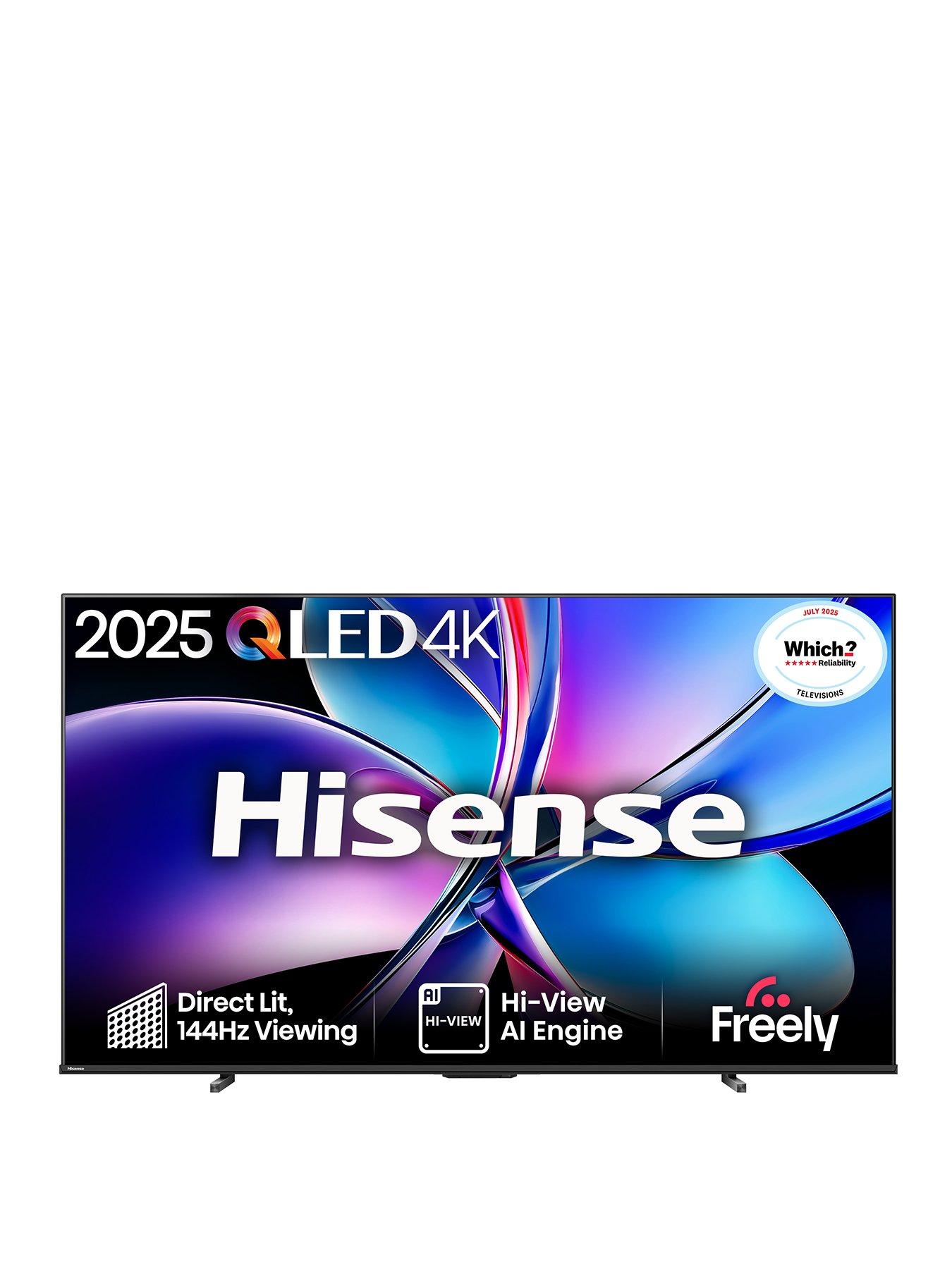 Hisense 100" 100E78QTUK PRO 144Hz QLED Smart AI TV with Freely