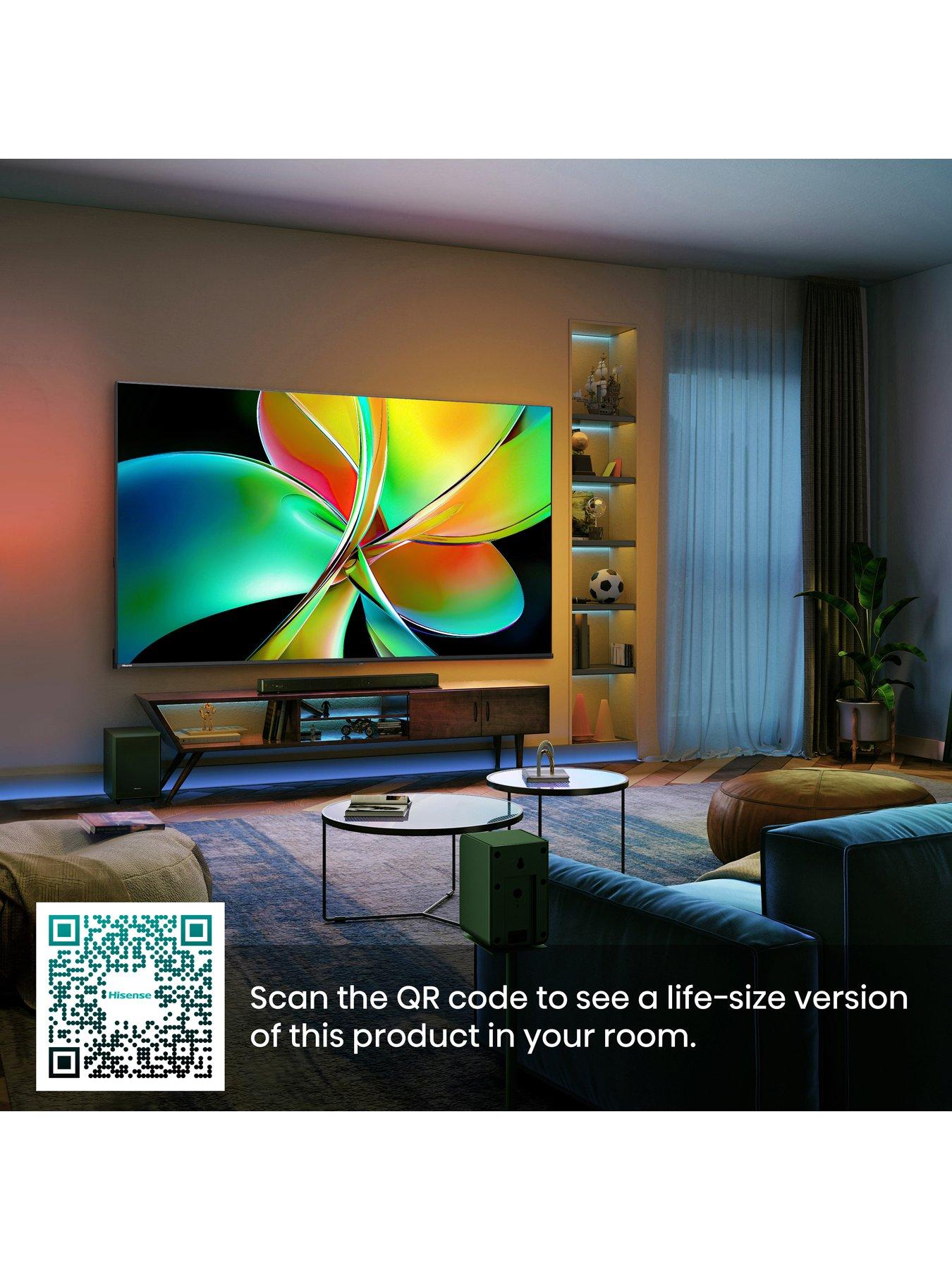 Image 3 of 8 of Hisense E78Q PRO 100" 4K 144Hz QLED Smart AI TV with Freely- 100E78QTUK PRO