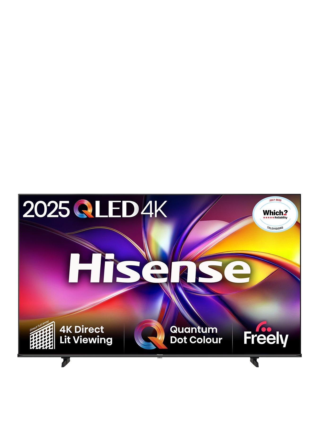 Hisense 65" 65E78QTUK PRO 144Hz QLED Smart AI TV with Freely