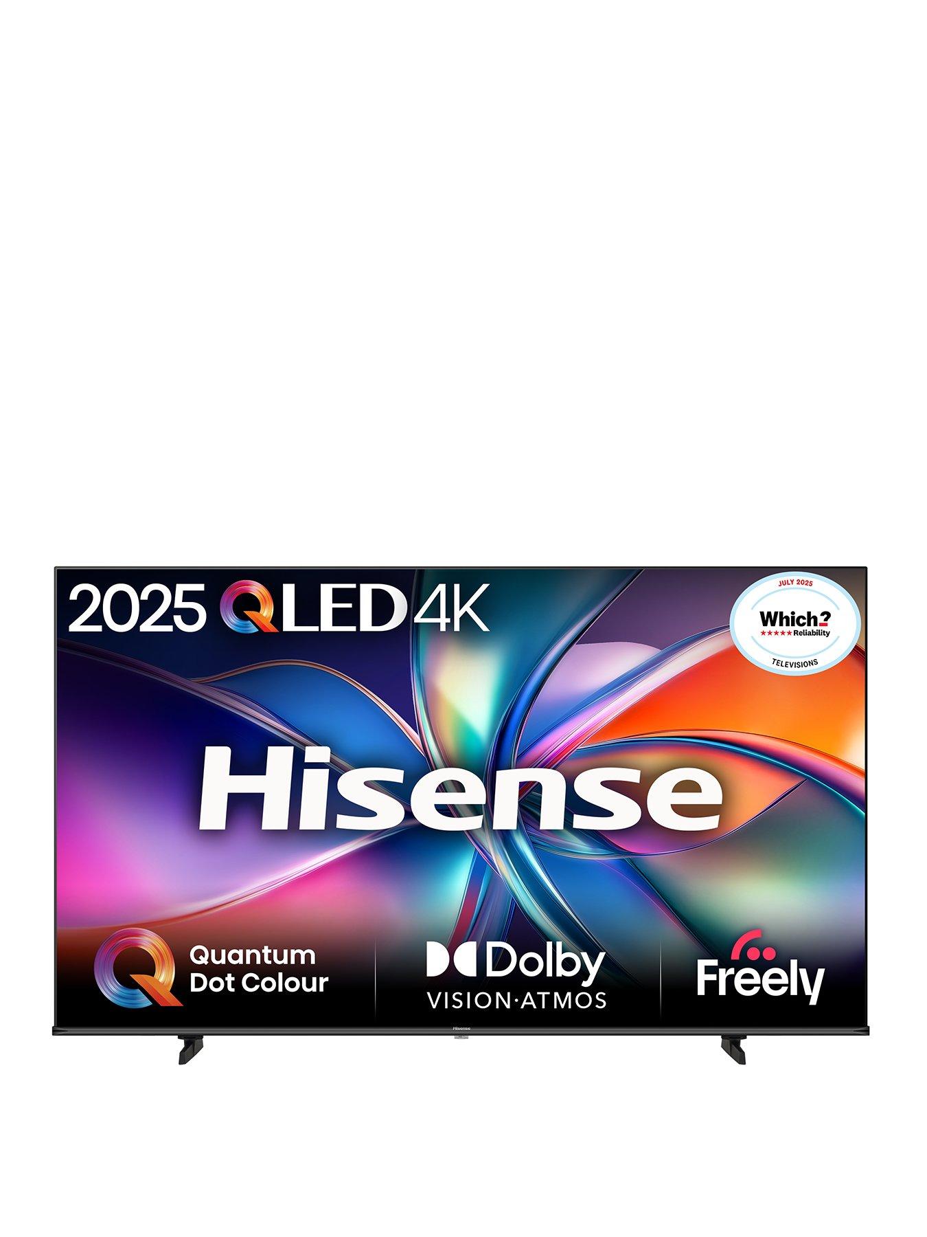 undefined Hisense 55" 55E7QTUK PRO 144Hz QLED Smart AI TV with Freely