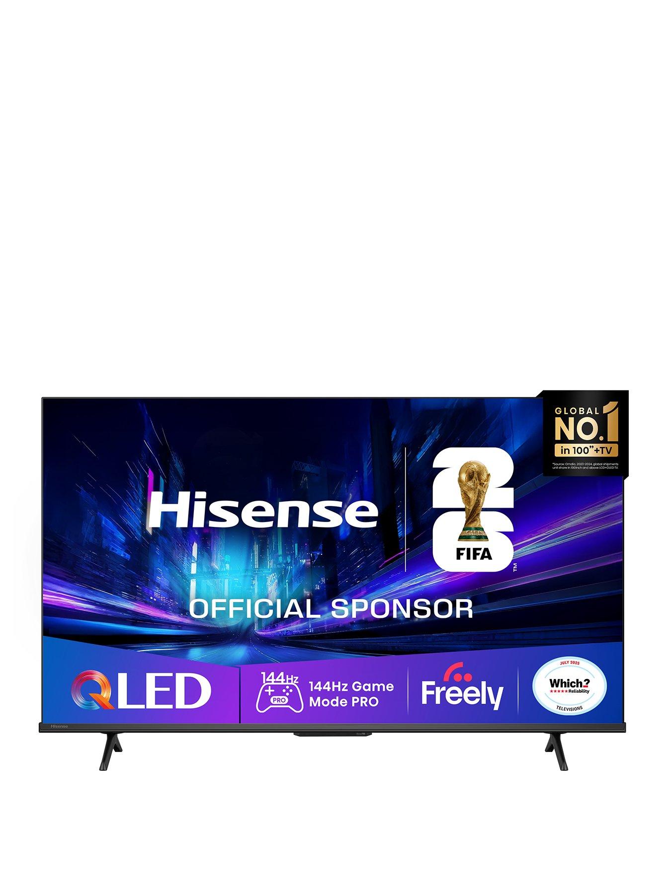 Image 1 of 8 of Hisense E78Q PRO 43" 4K 144Hz QLED Smart AI TV with Freely- 43E78QTUK PRO