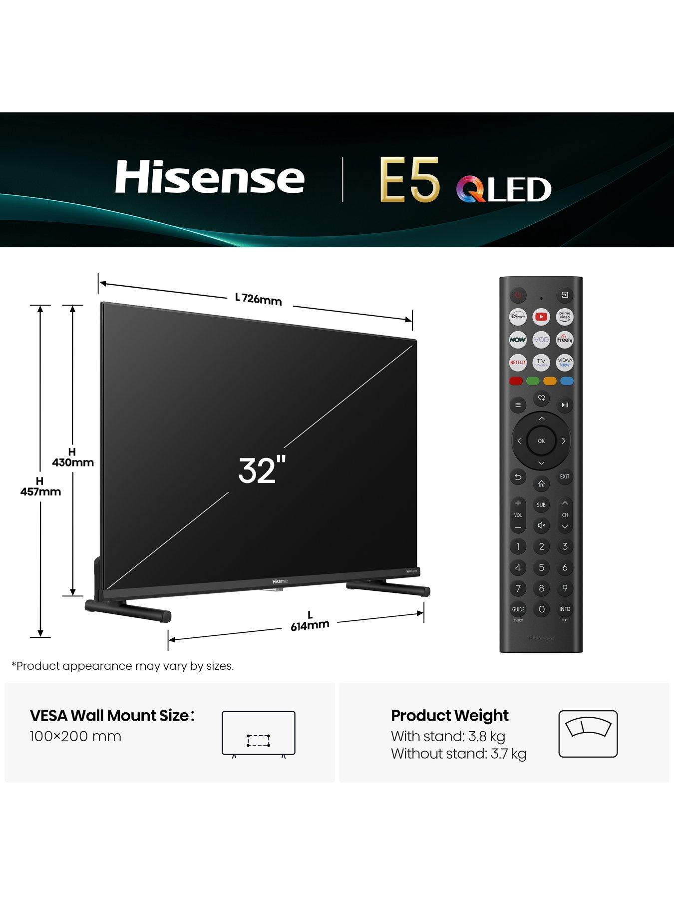 Image 6 of 7 of Hisense E5Q 32"&nbsp;FHD QLED Smart TV with Freely - 32E5QTUK