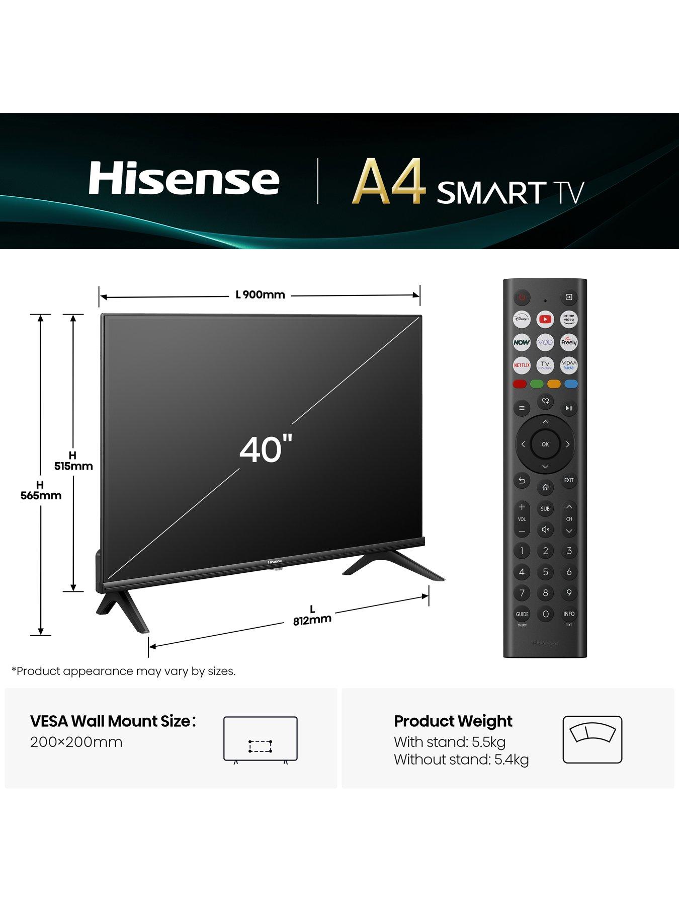 Image 7 of 7 of Hisense A4Q 40" FHD LED TV with Freely- 40A4QTUK