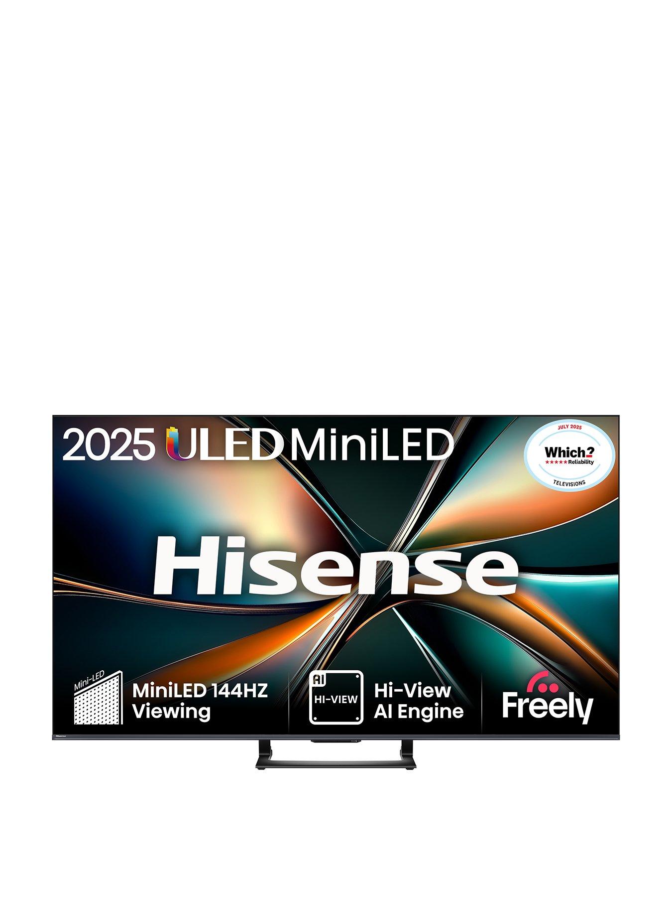 Hisense U7Q 75" 4K ULED MiniLED 144Hz Smart AI TV with Freely - 75U7QTUK
