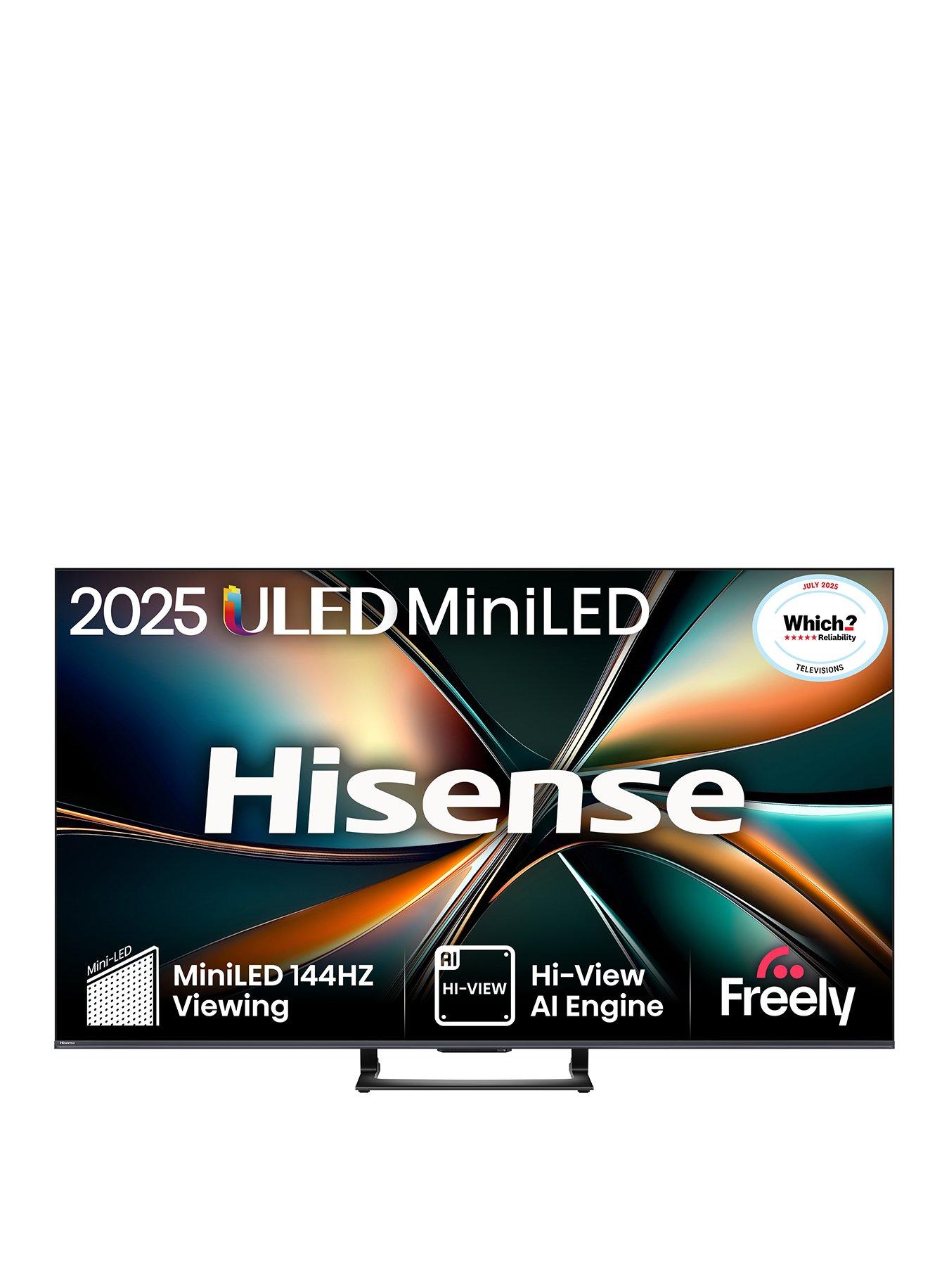 undefined Hisense 50" 50U7QTUK MiniLED 144Hz Smart AI TV with Freely