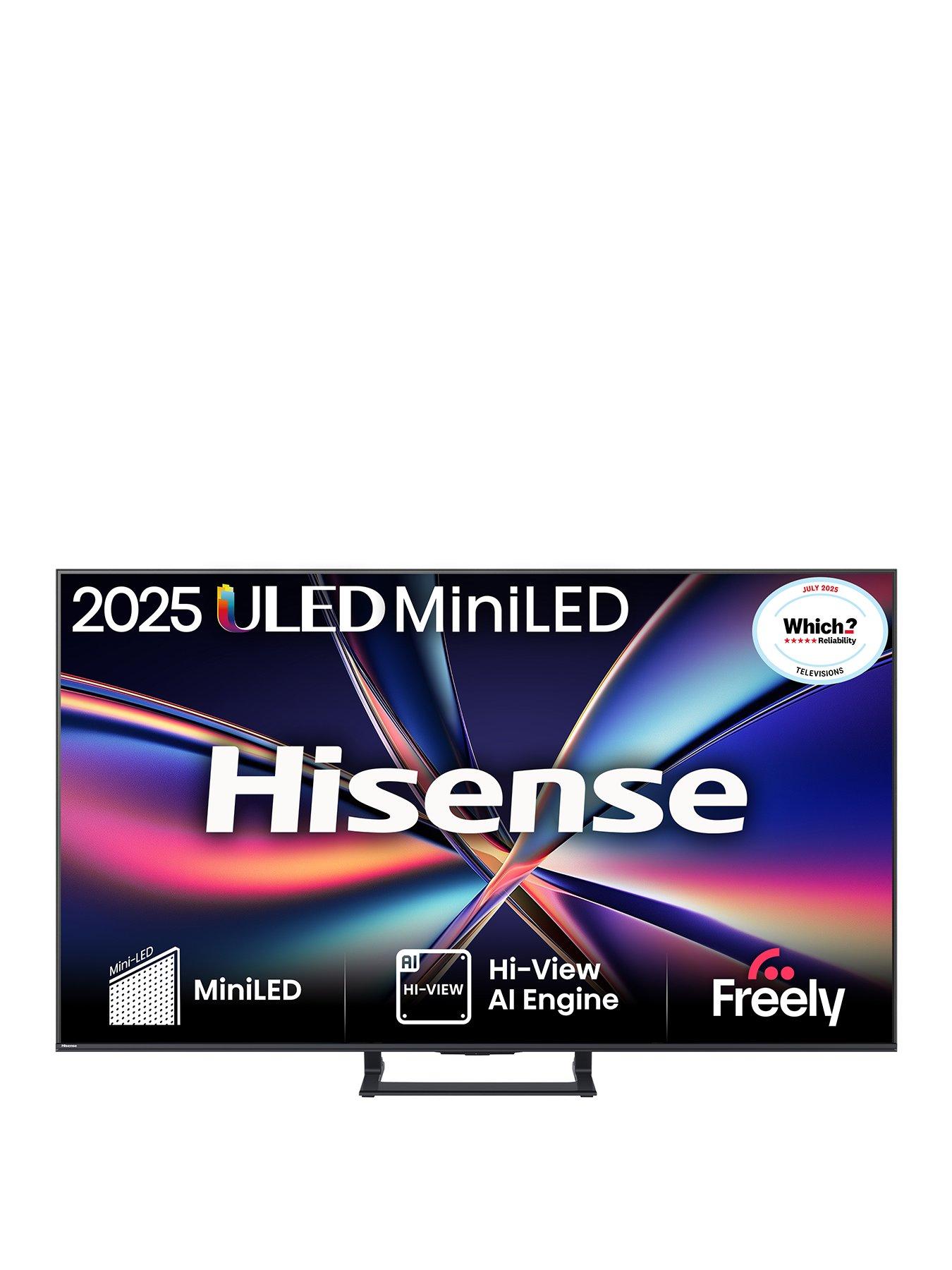 Hisense E8Q 75" 4K ULED MiniLED 144Hz Smart AI TV with Freely - 75E8QTUK