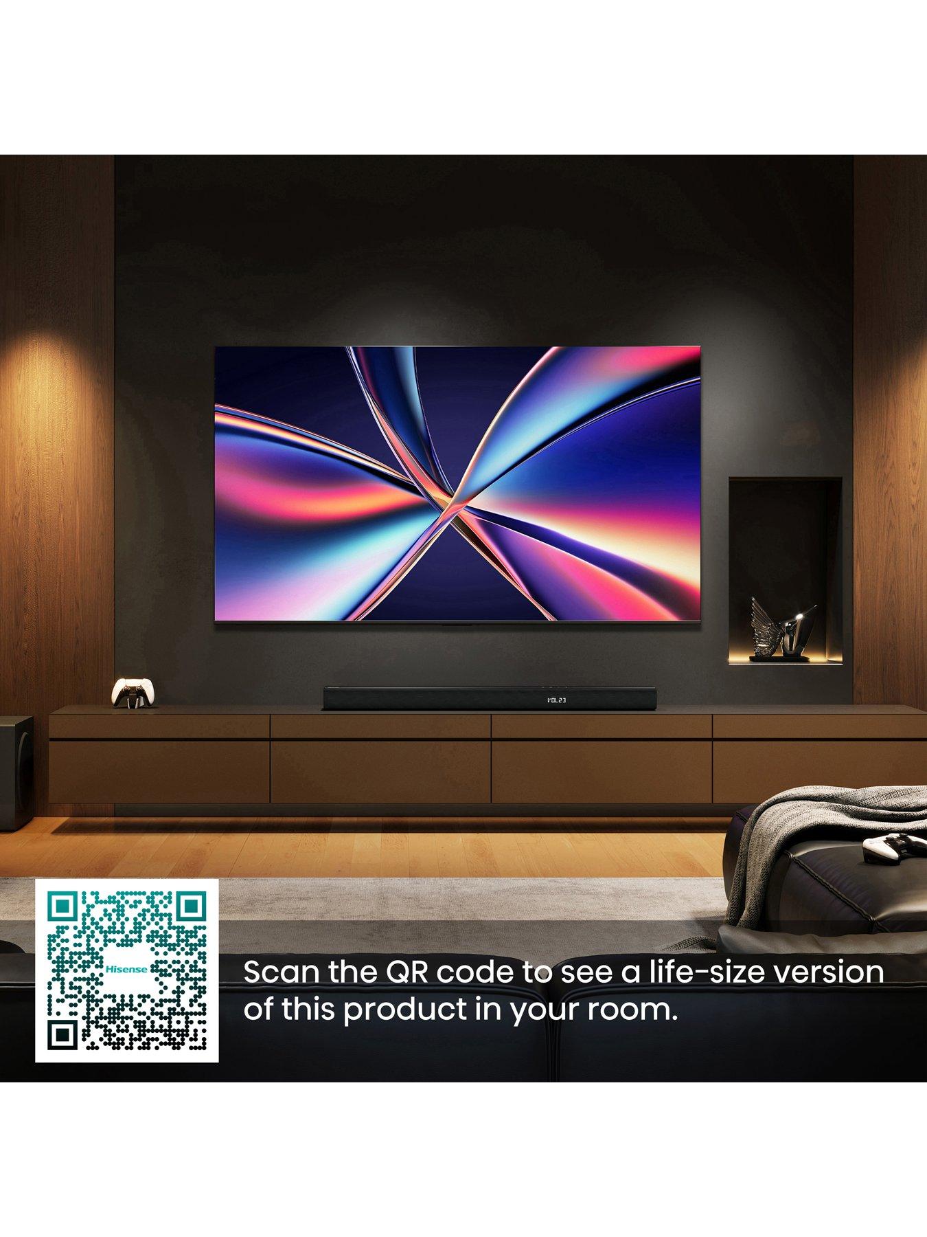 Image 3 of 7 of Hisense E8Q 65" 4K MiniLED QLED 144Hz Smart AI TV with Freely- 65E8QTUK