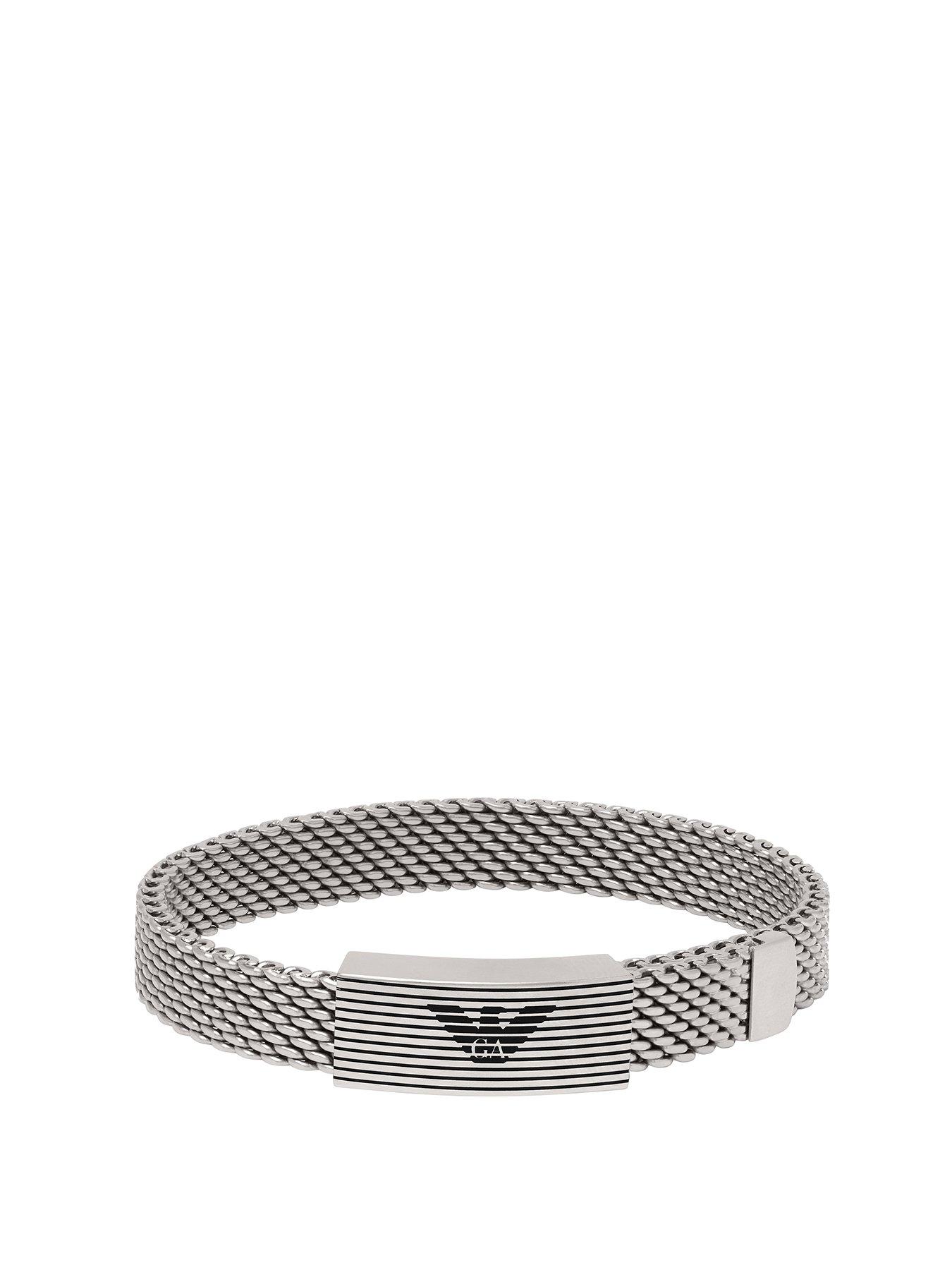 Emporio Armani Men's Stainless Steel Mesh Bracelet, EGS3150040