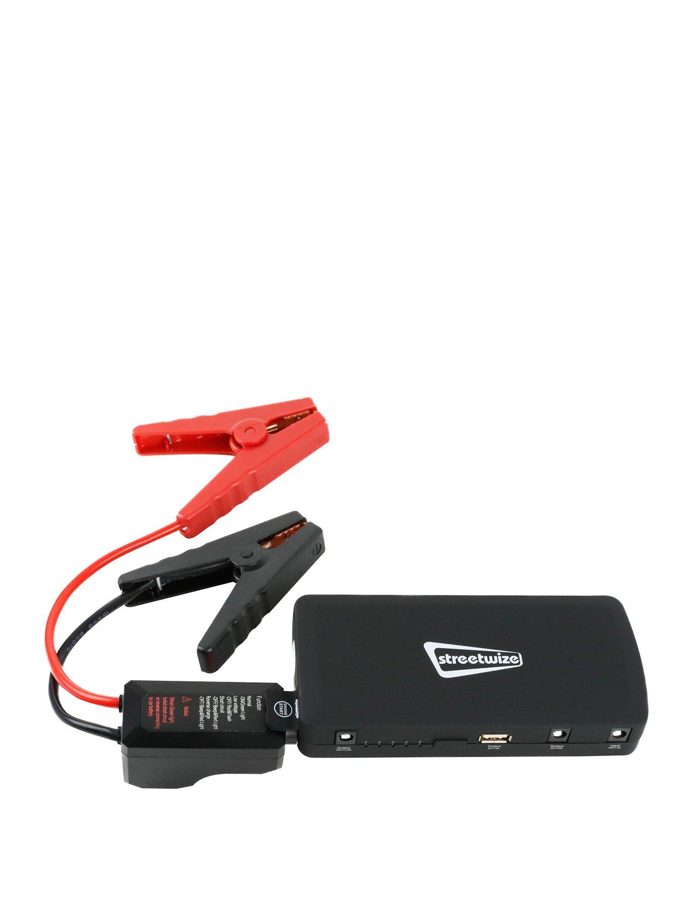 Streetwize Accessories Power Bank with Jump Starter 4L petrol, 2.5L diesel