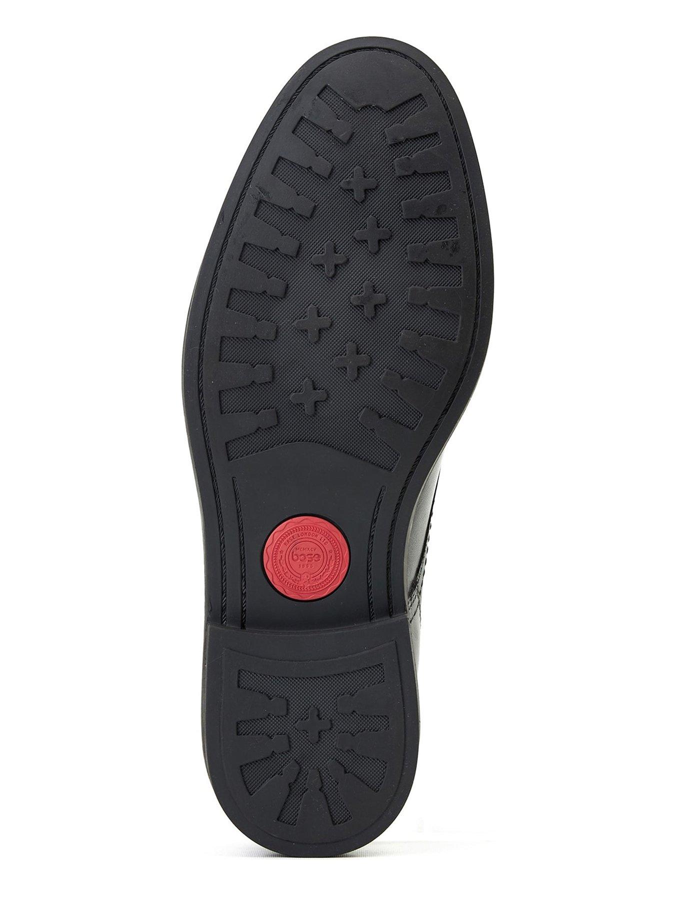 Image 5 of 6 of Base London Playmouth Lace Up Boots-Black