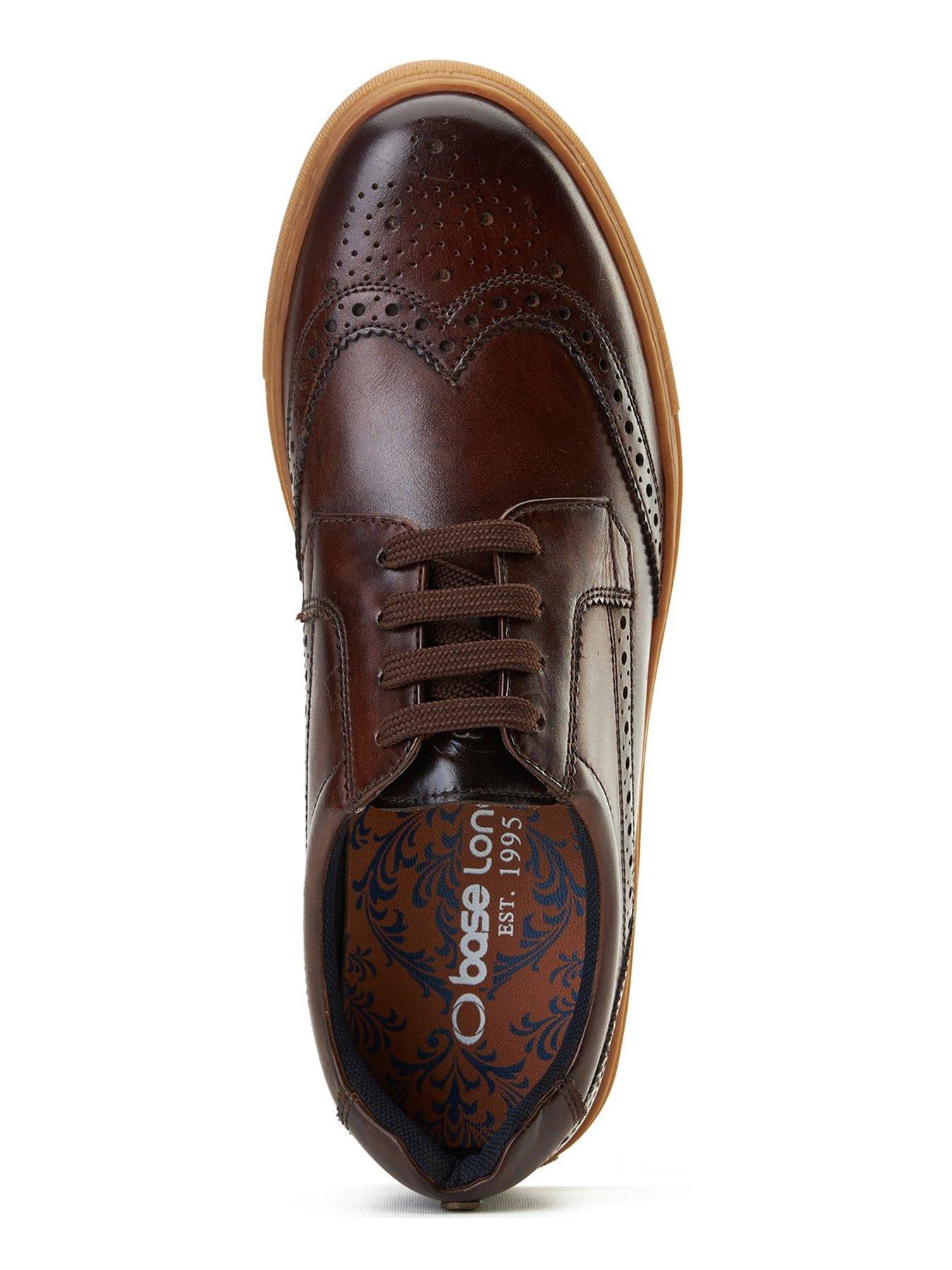Base London Clapton Brogue Trainer Brown Very